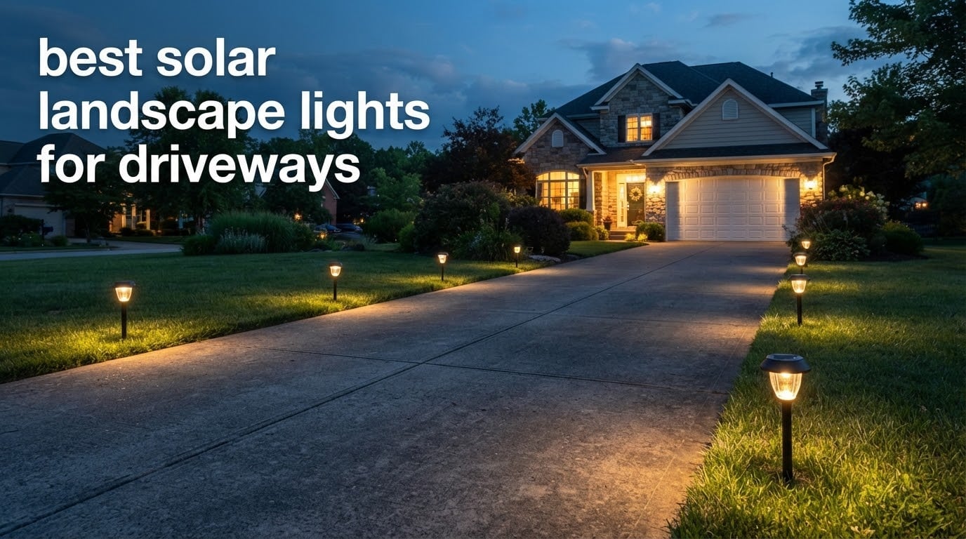 best solar landscape lights for driveways