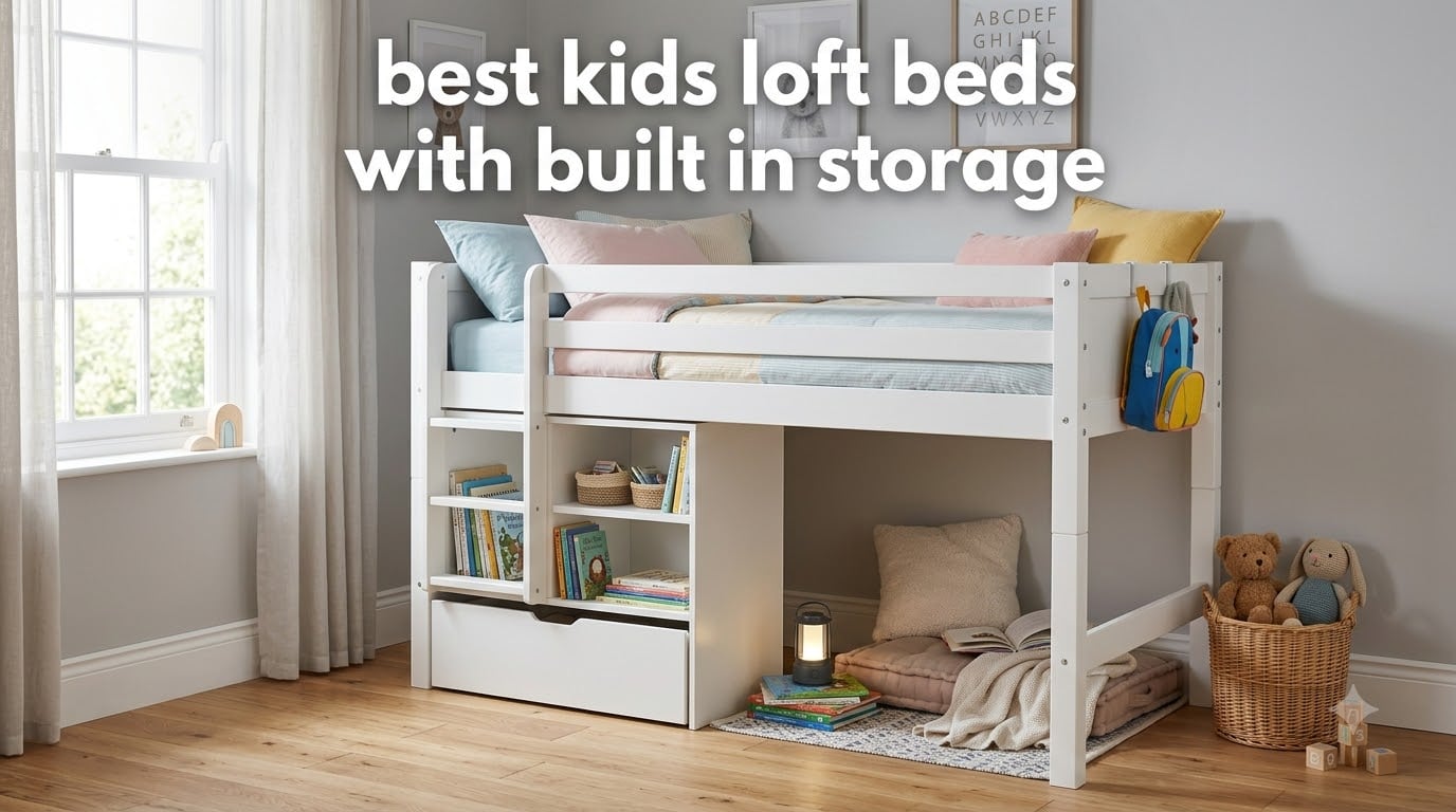 best kids loft beds with built in storage
