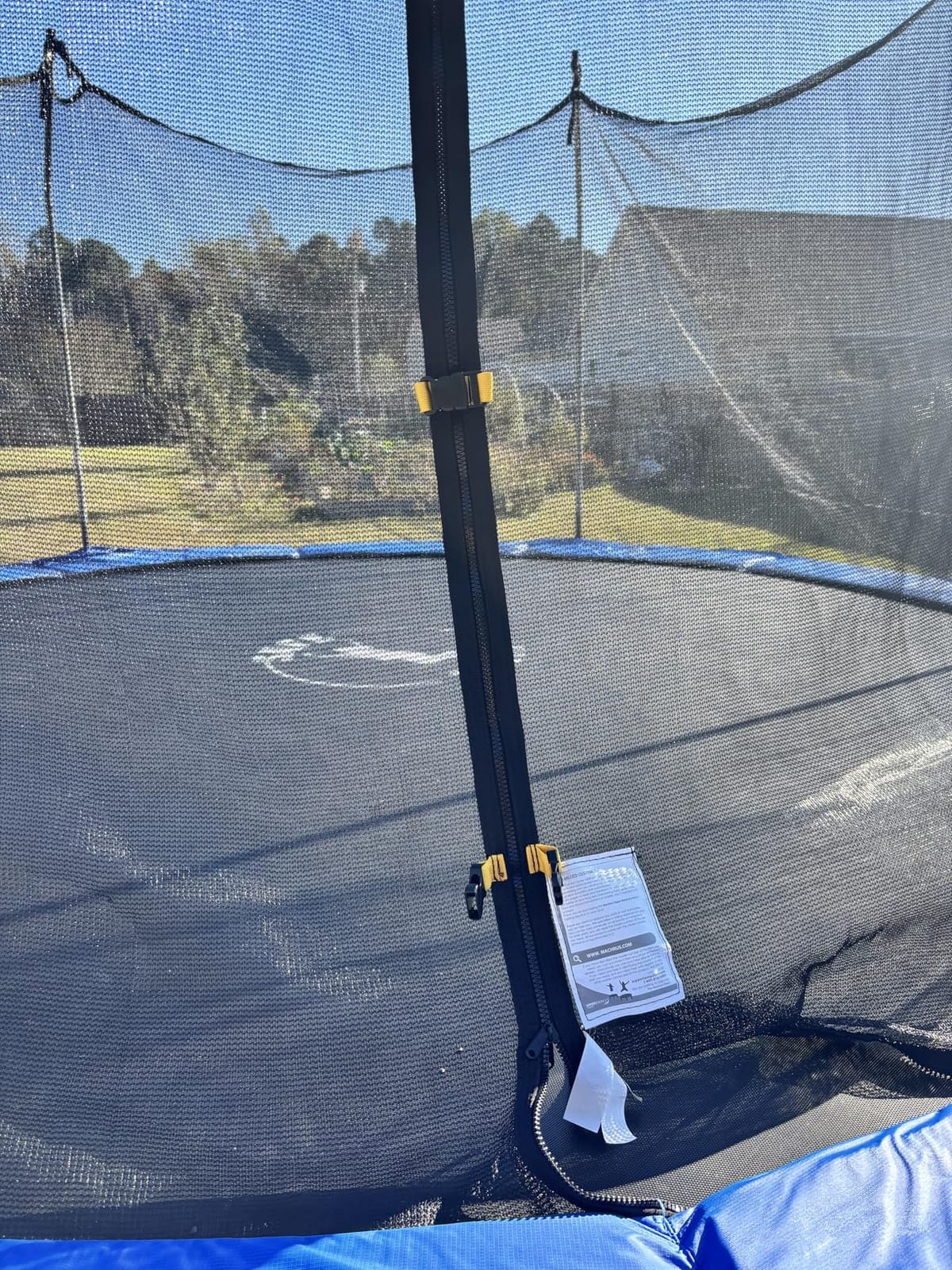 Upper Bounce Machrus Round Trampoline Net Replacement, Tear and Weather-Resistant with Adjustable Straps, Lightweight, Foldable customer photo 1