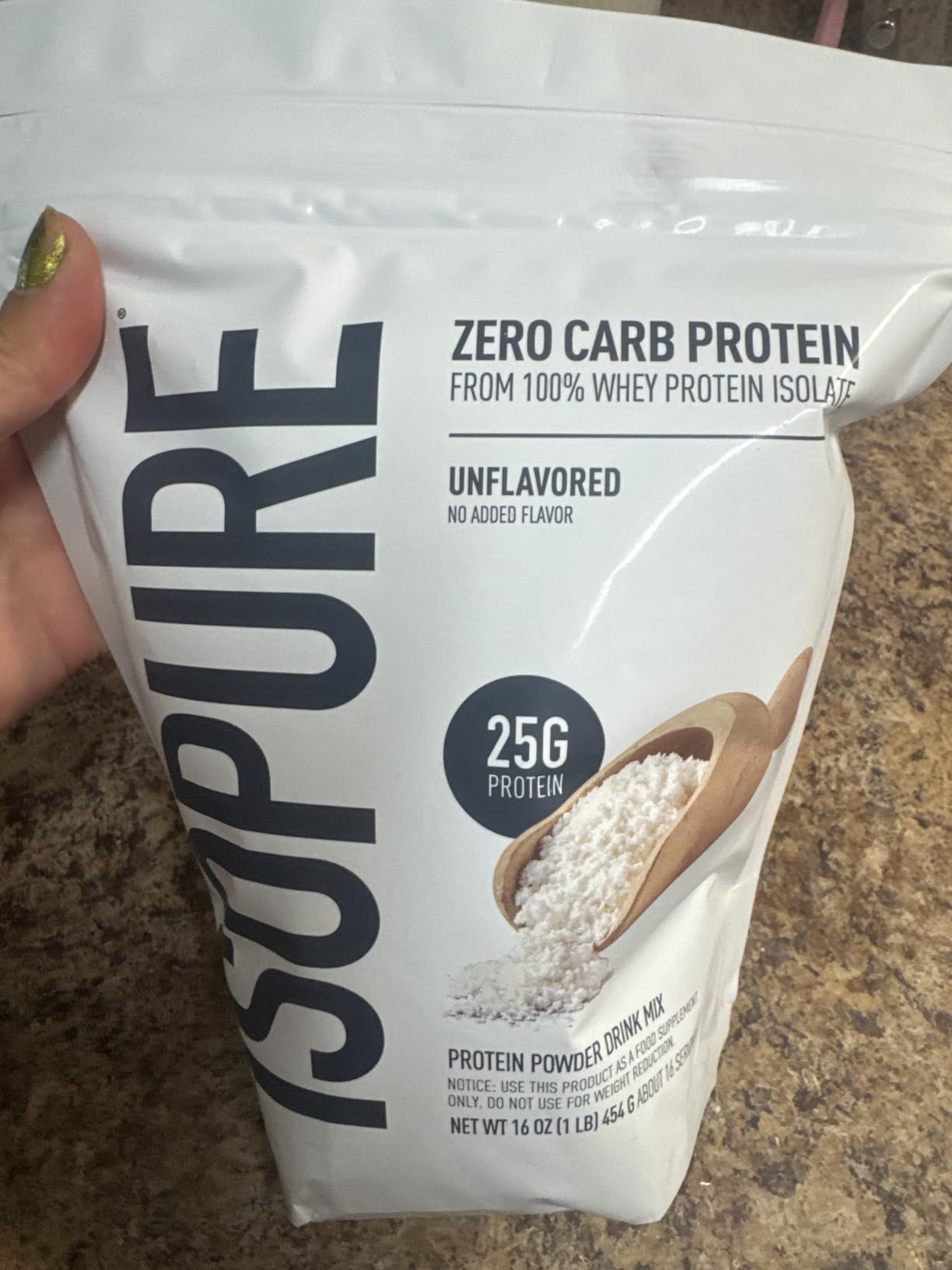 Isopure Zero Carb customer photo 1