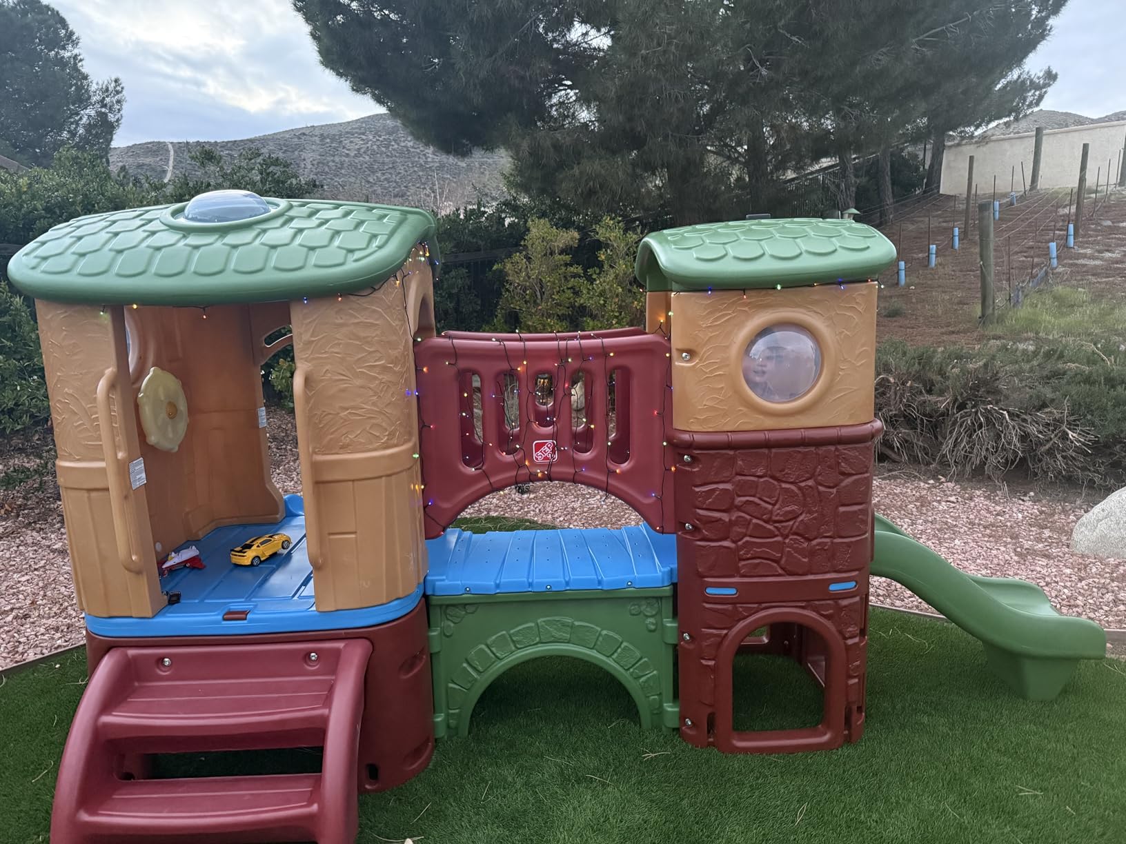 Step2 Clubhouse Climber Playset for Kids, Jungle Gym with Elevated Playhouse, Outdoor Backyard Playground Set, Two Toddler Slides, Ages 2 to 6 Years Old customer photo 2