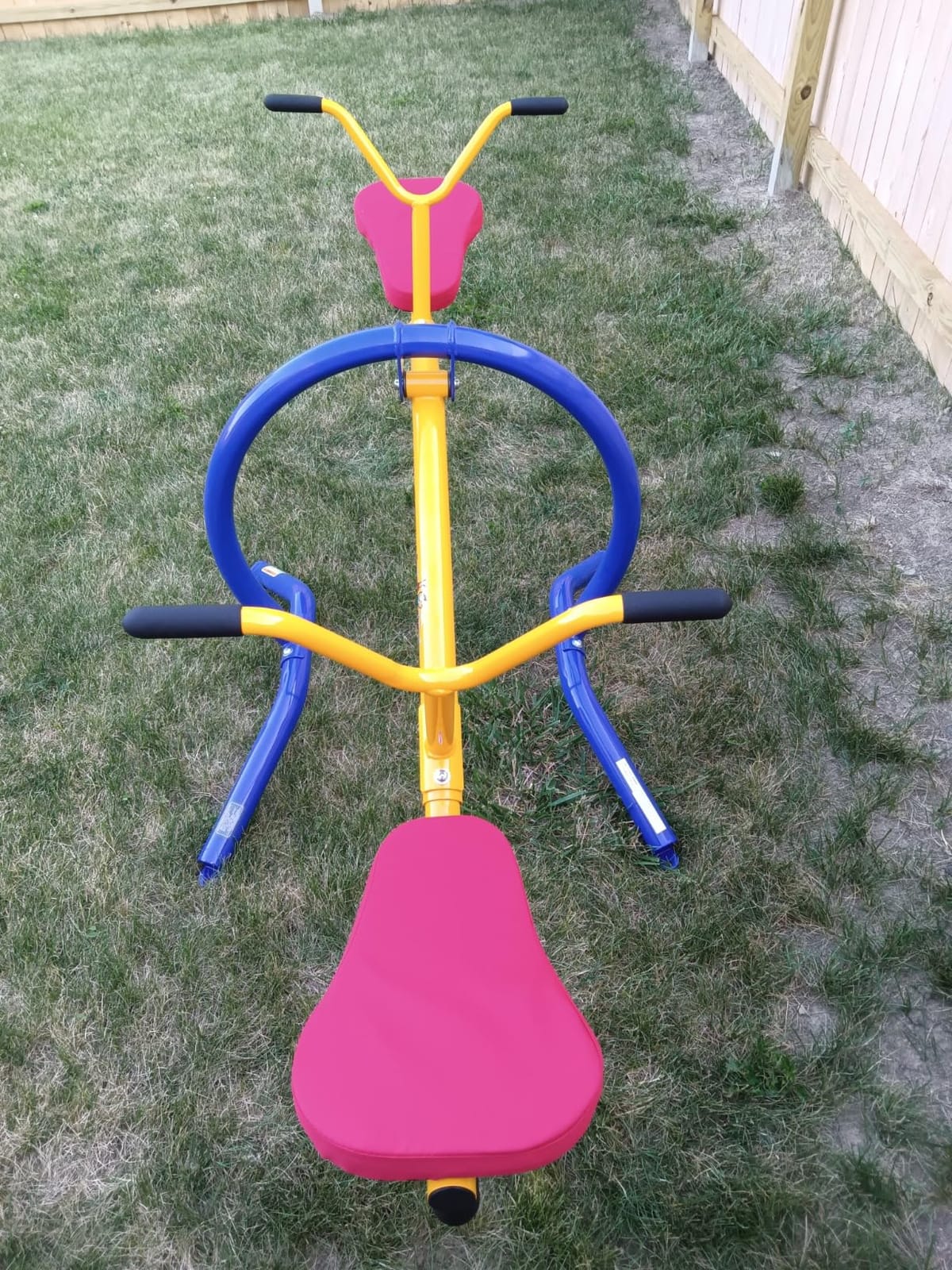 gym dandy Teeter-Totter Home Seesaw Playground Set TT-210, Multi Colored, 37.00 x 31.00 x 85.50 inches customer photo 2