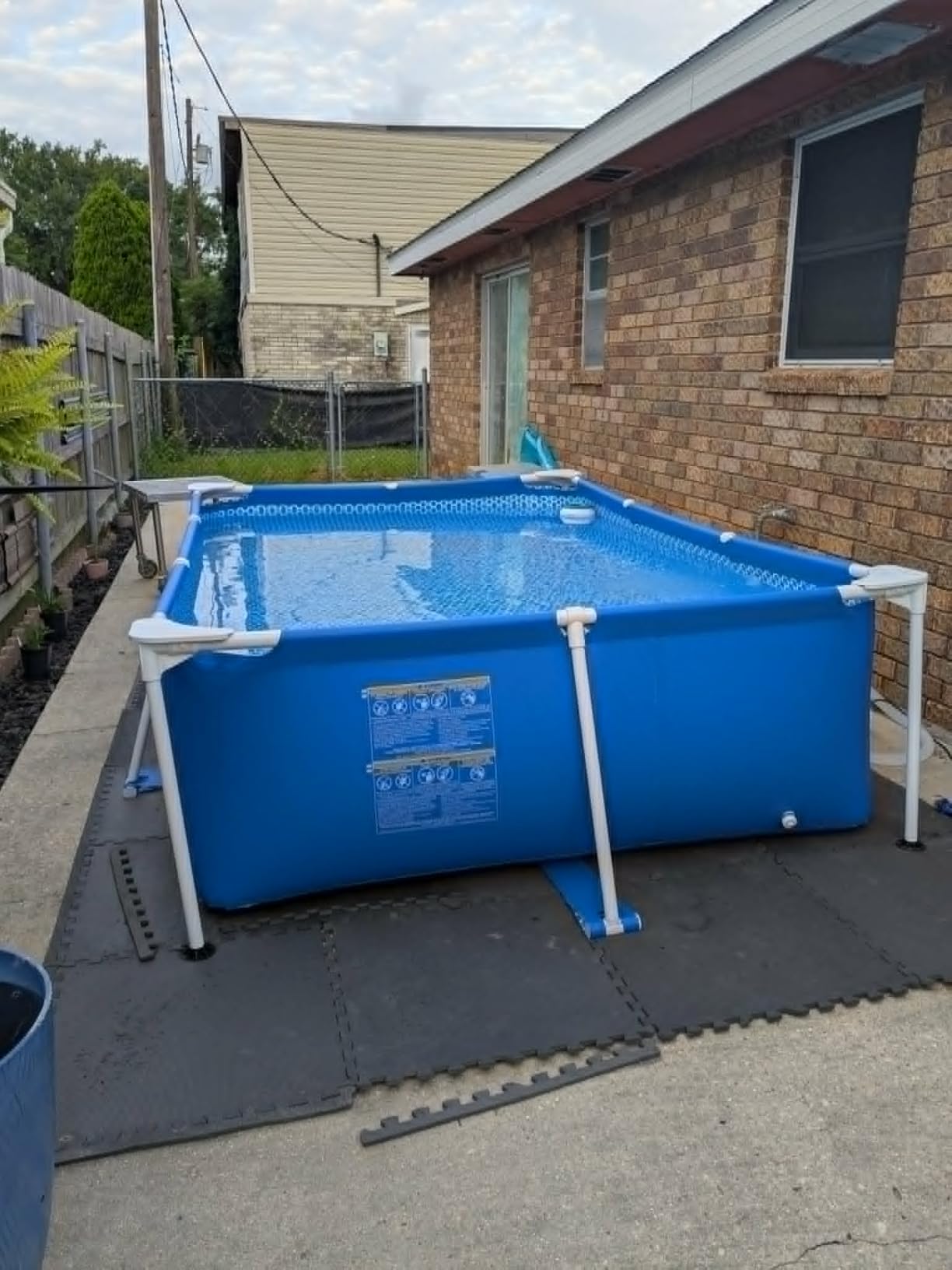 INTEX Metal Frame 7ft 2in x 4ft 11in x 23in Above Ground Swimming Pool customer photo 1