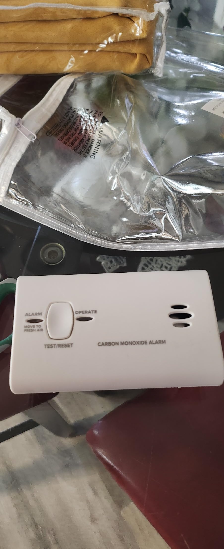 Kidde Carbon Monoxide Detector, Battery Powered CO Alarm with LEDs, Test-Reset Button, Low Battery Indicator, Portable customer photo 1