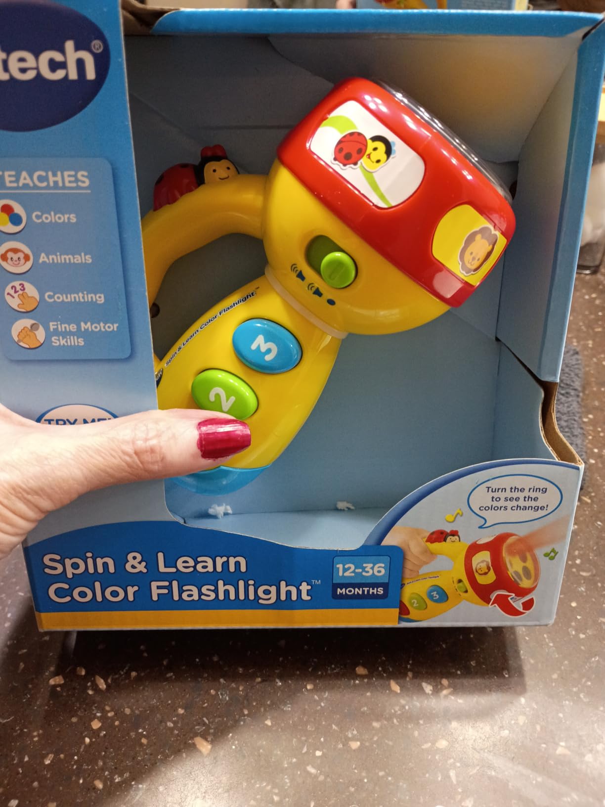 VTech Spin and Learn Color Flashlight customer photo 2