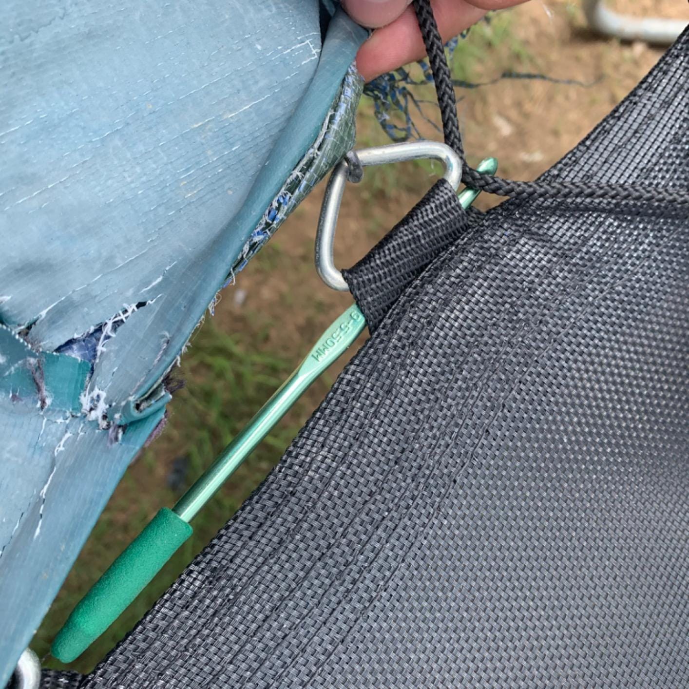 Replacement Trampoline Safety Net Enclosure - for 12ft 14ft 15ft Skywalker, Bounce Pro, AirZone, JumpZone, Walmart, and Many More - Breathable, Tear and Weather-Resistant customer photo 2