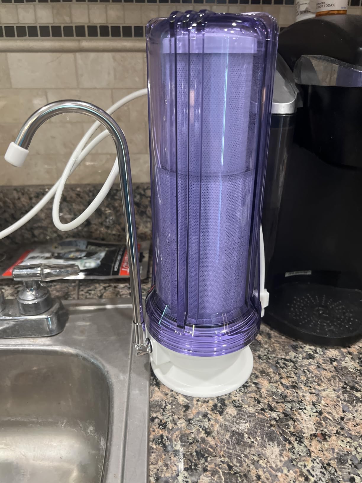 iSpring CKC1C Chlorine Removal Countertop Water Filter System, 10000 Gal customer photo 1
