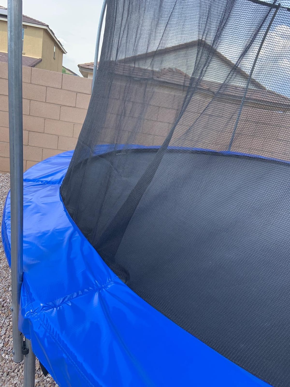Machrus Upper Bounce Trampoline Net Replacement for Top-Ring Flex Enclosure System, Tear and Weather-Resistant, Lightweight, Foldable customer photo 1
