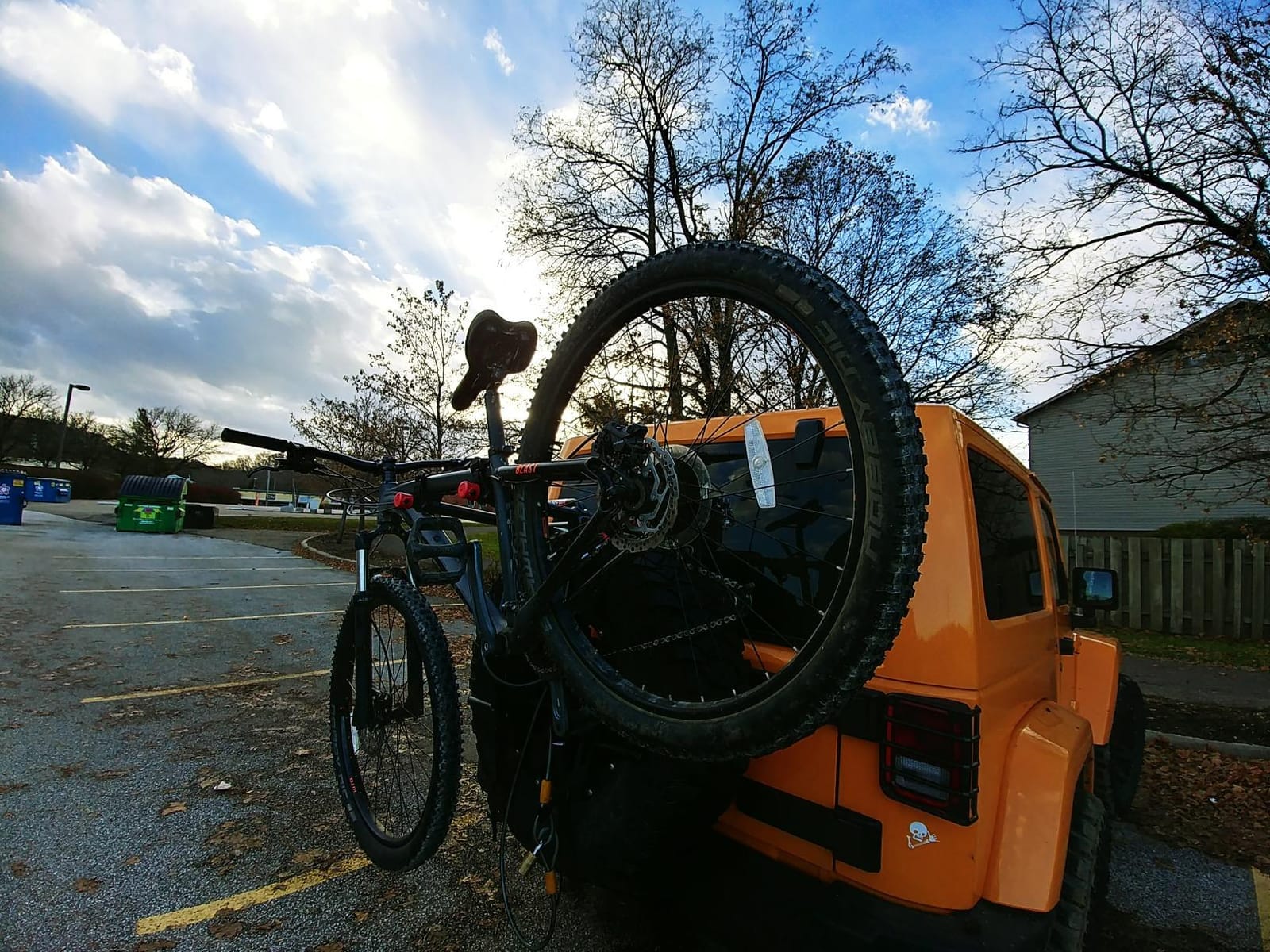 Allen Sports Deluxe 2-Bike Spare Tire Rack , Black customer photo 2