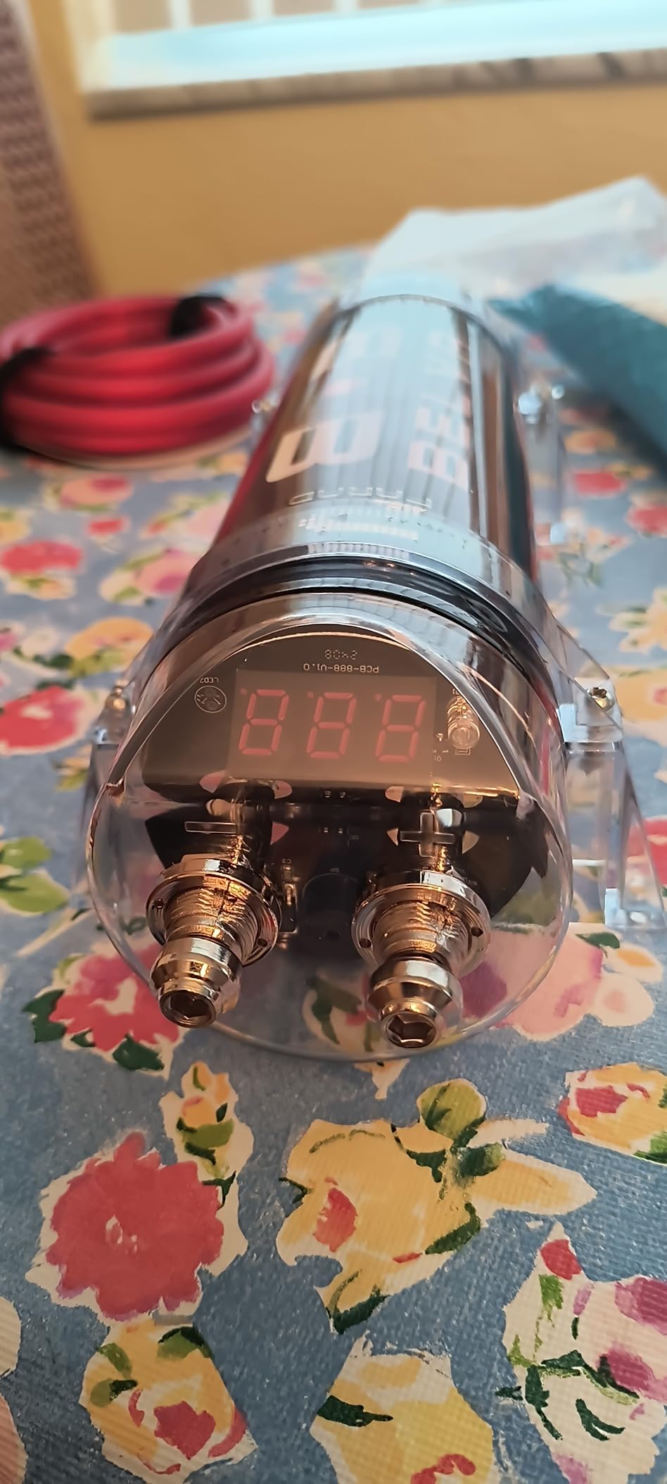 Belva BB2D 2.0 Farad Capacitor with Digital Red Display, Perfect for Systems up to 2000W customer photo 2
