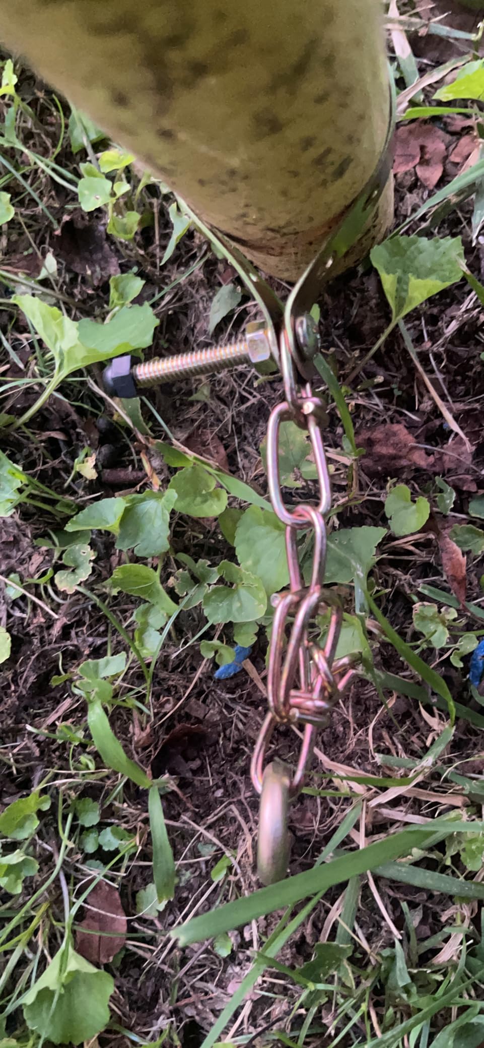 Swing Set Ground Anchors - 4pcs Metal Auger-Style 12 3/4