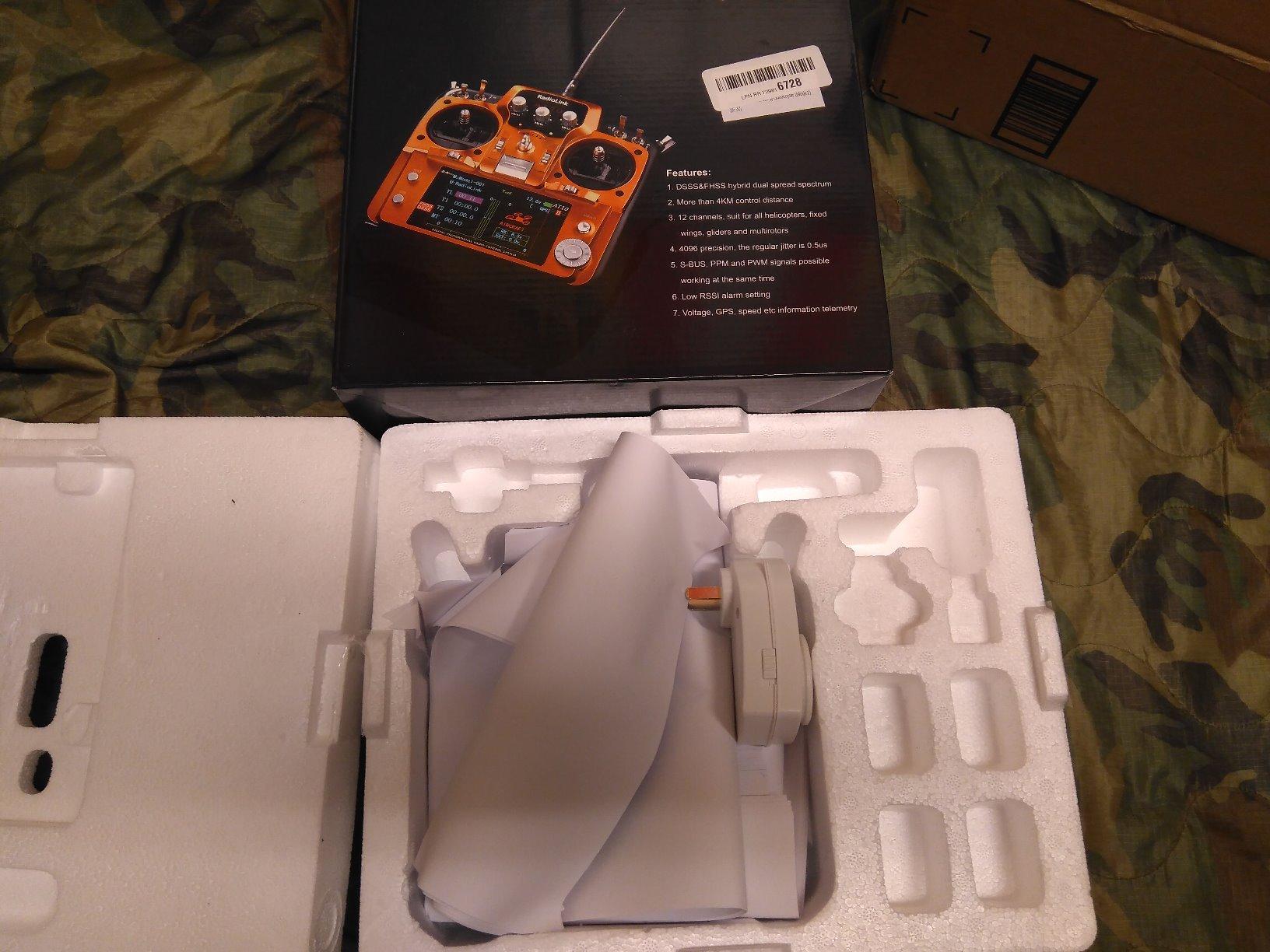 Radiolink AT10II 12CH 2.4G RC Transmitter and Receiver R12DS Grey customer photo 2