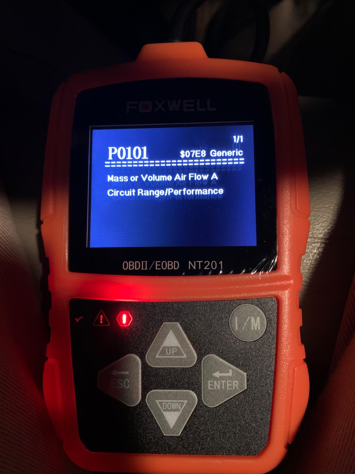 FOXWELL NT201 OBD2 Scanner Engine Code Reader for Cars and Trucks customer photo 1