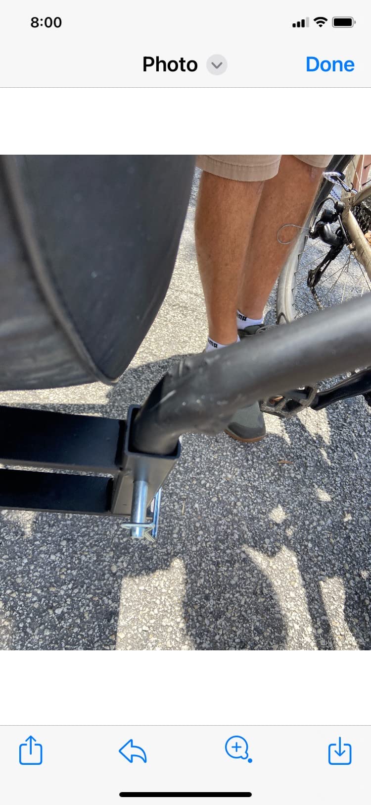 Swagman Around The Spare DLX – RV Bike Rack for Trailers with Rear Bumper Mounted Spare Tires customer photo 1