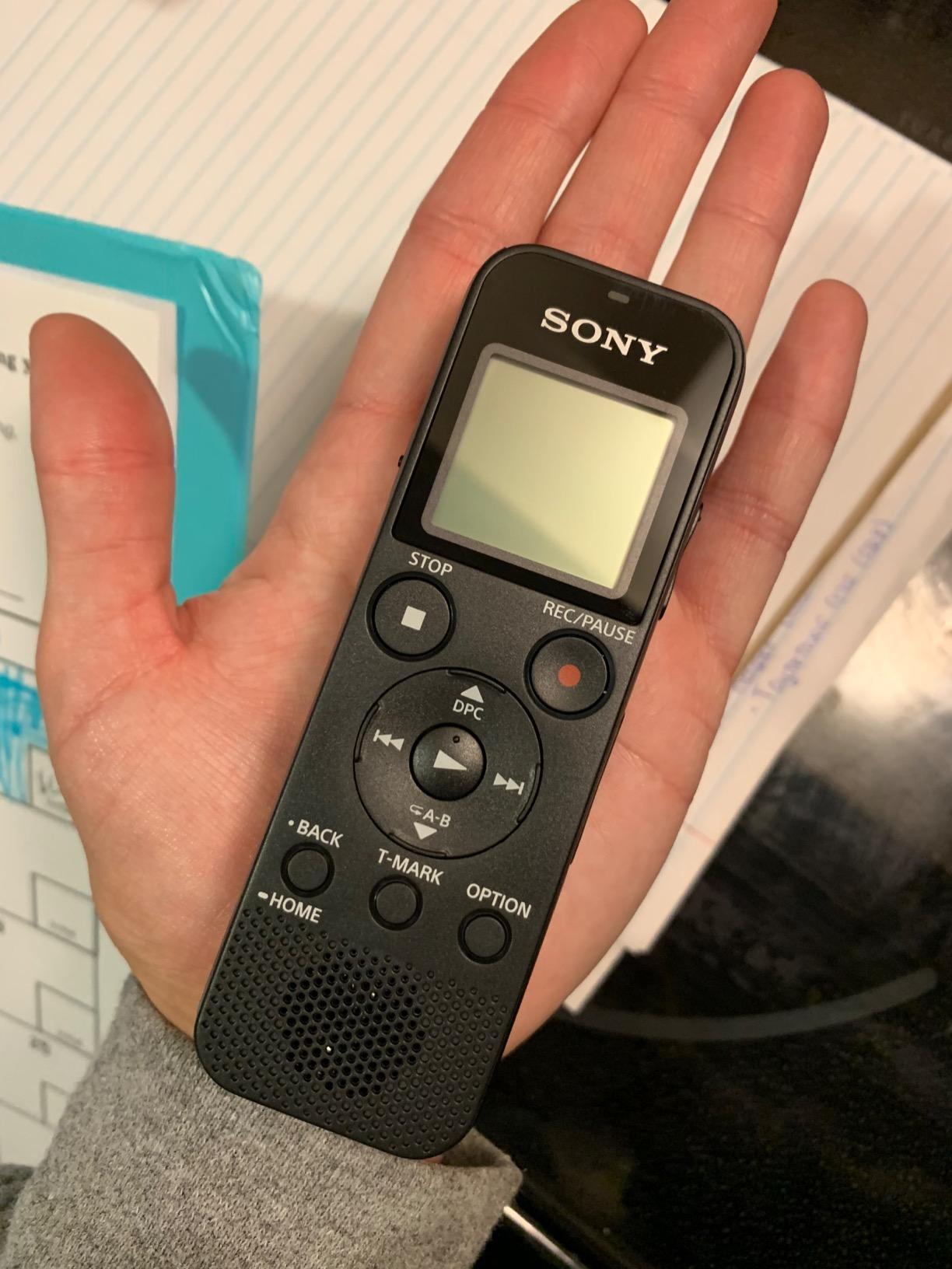 Sony ICD-PX370 Mono Digital Voice Recorder with Built-In USB Voice Recorder,black customer photo 2
