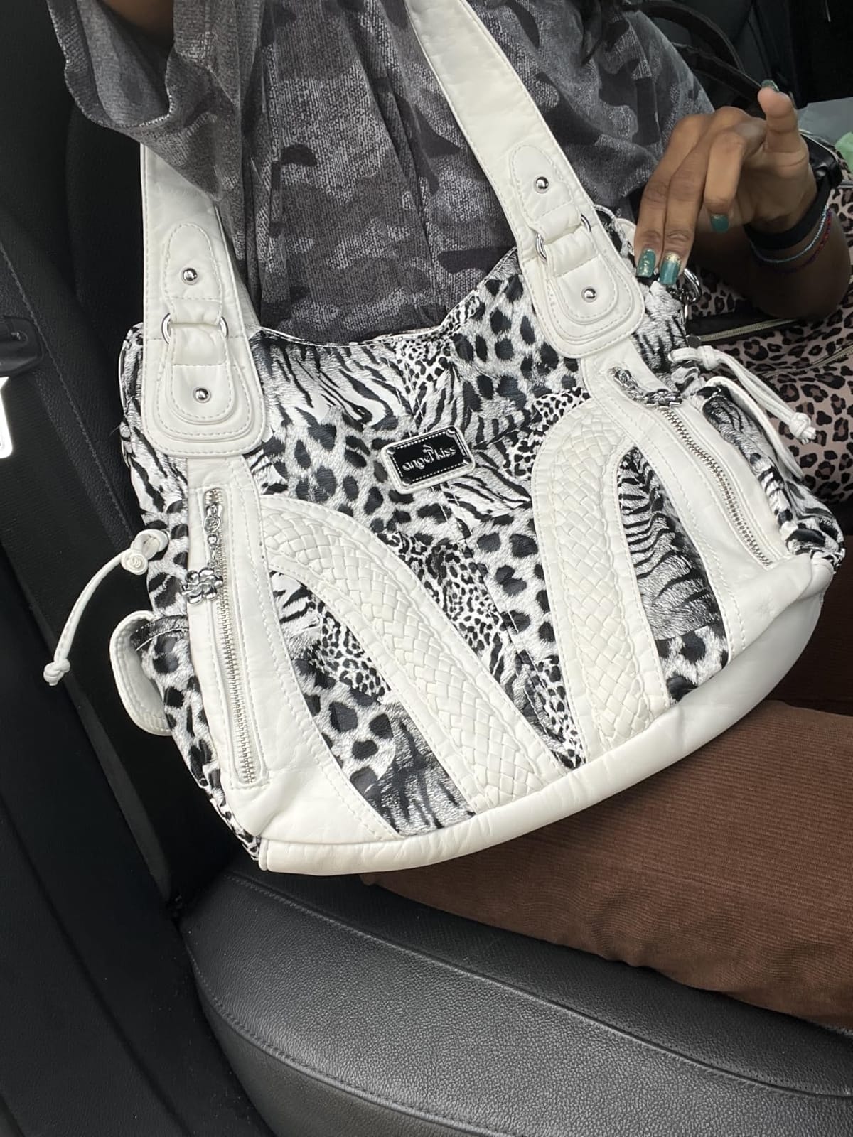 Purses and Handbags Women Fashion Tote Bag Shoulder Bags Top Handle Satchel Purses Washed Synthetic Leather Handbag customer photo 2