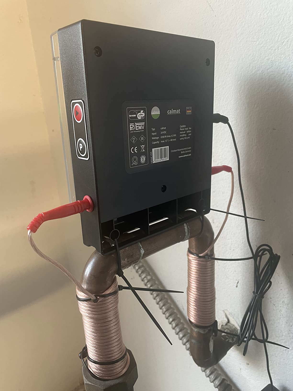 0-59 GPG Electronic Anti Scale and Rust Water Conditioner Treatment System Made in Germany for the Whole House customer photo 2
