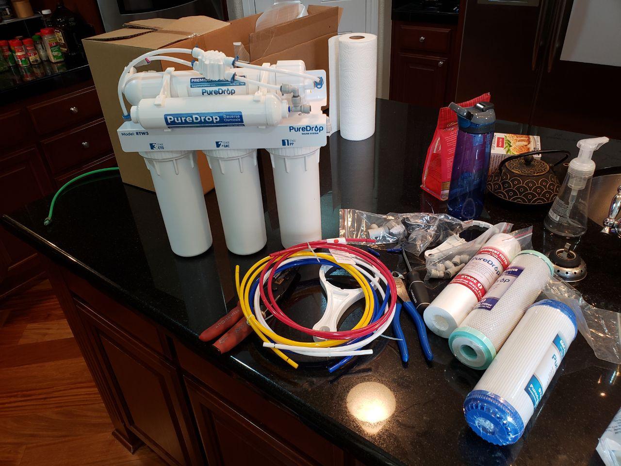 PureDrop RTW5 5-Stage Reverse Osmosis Water Filter System customer photo 1