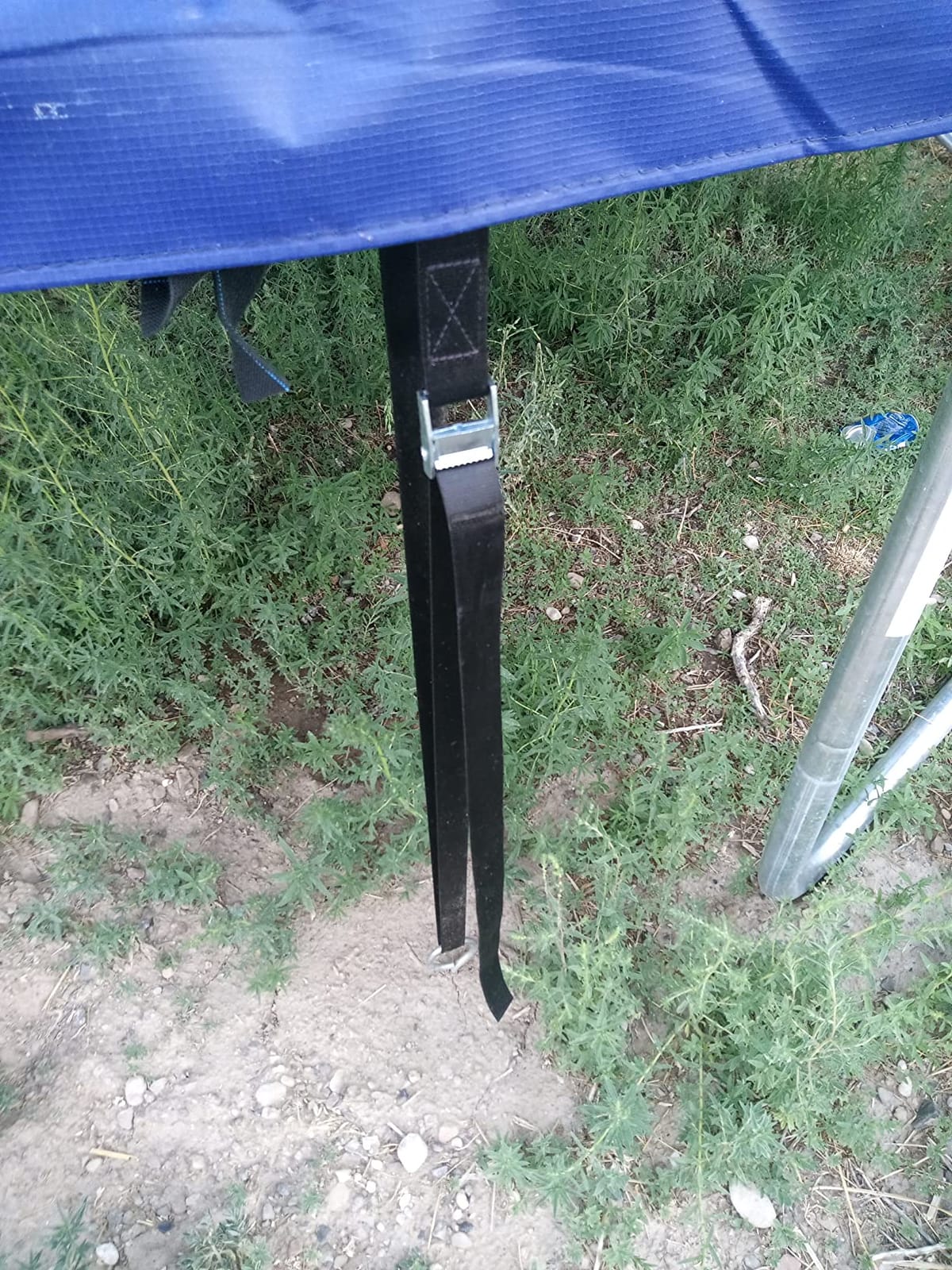 N1Fit Trampoline Stakes Anchors - Strong and Galvanized Gives a Greater Span of Anchorage - Trampoline Anchors Trampoline Anchor kit | Trampoline Wind Stakes | Ground Anchors Heavy Duty |Spiral Anchor customer photo 1