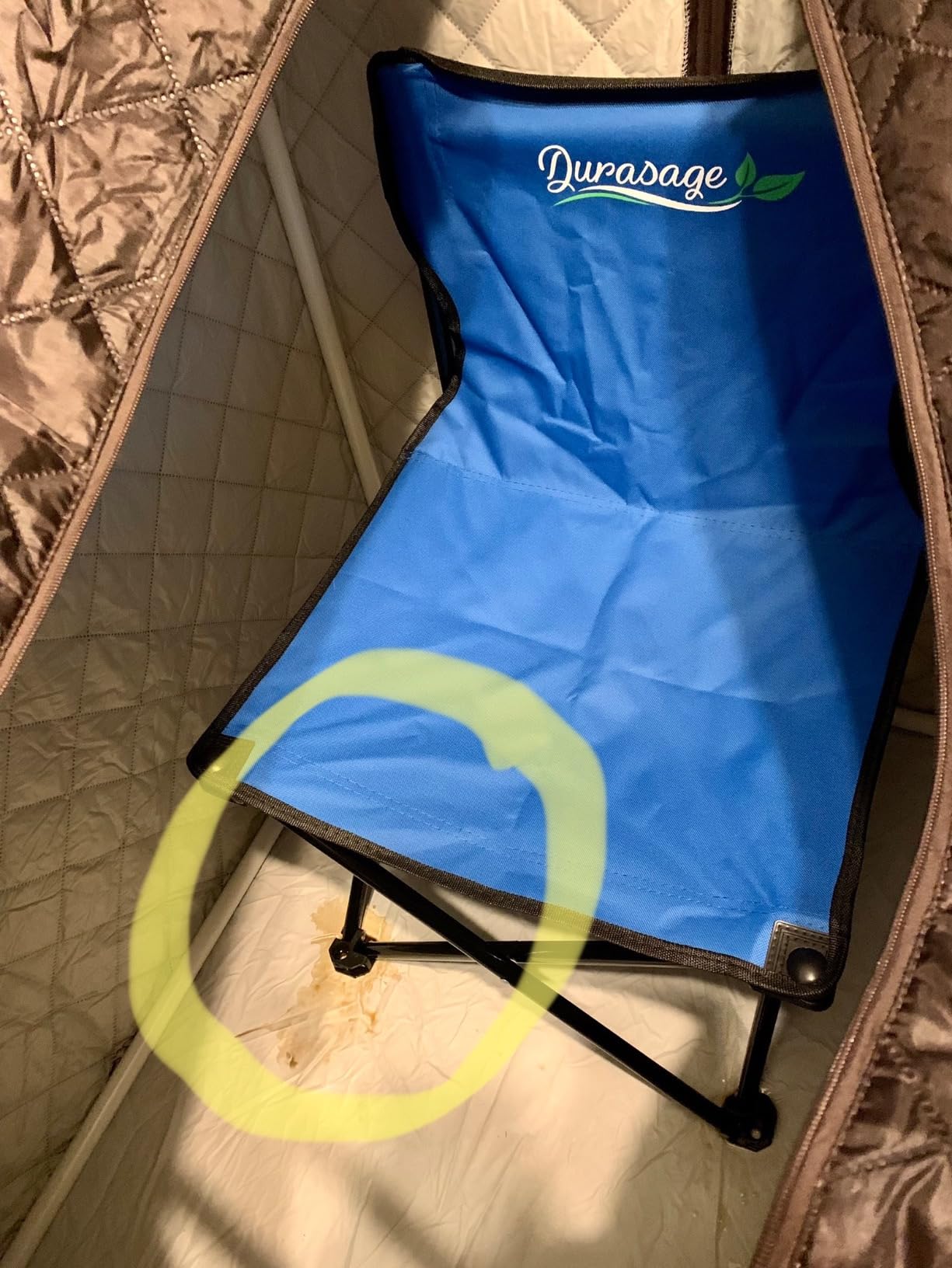 Durasage Portable Personal Steam Sauna for Home – Foldable Full Body Spa Tent with 800W Steam Generator, 60-Min Timer, Chair Included for Relaxation & Wellness customer photo 1