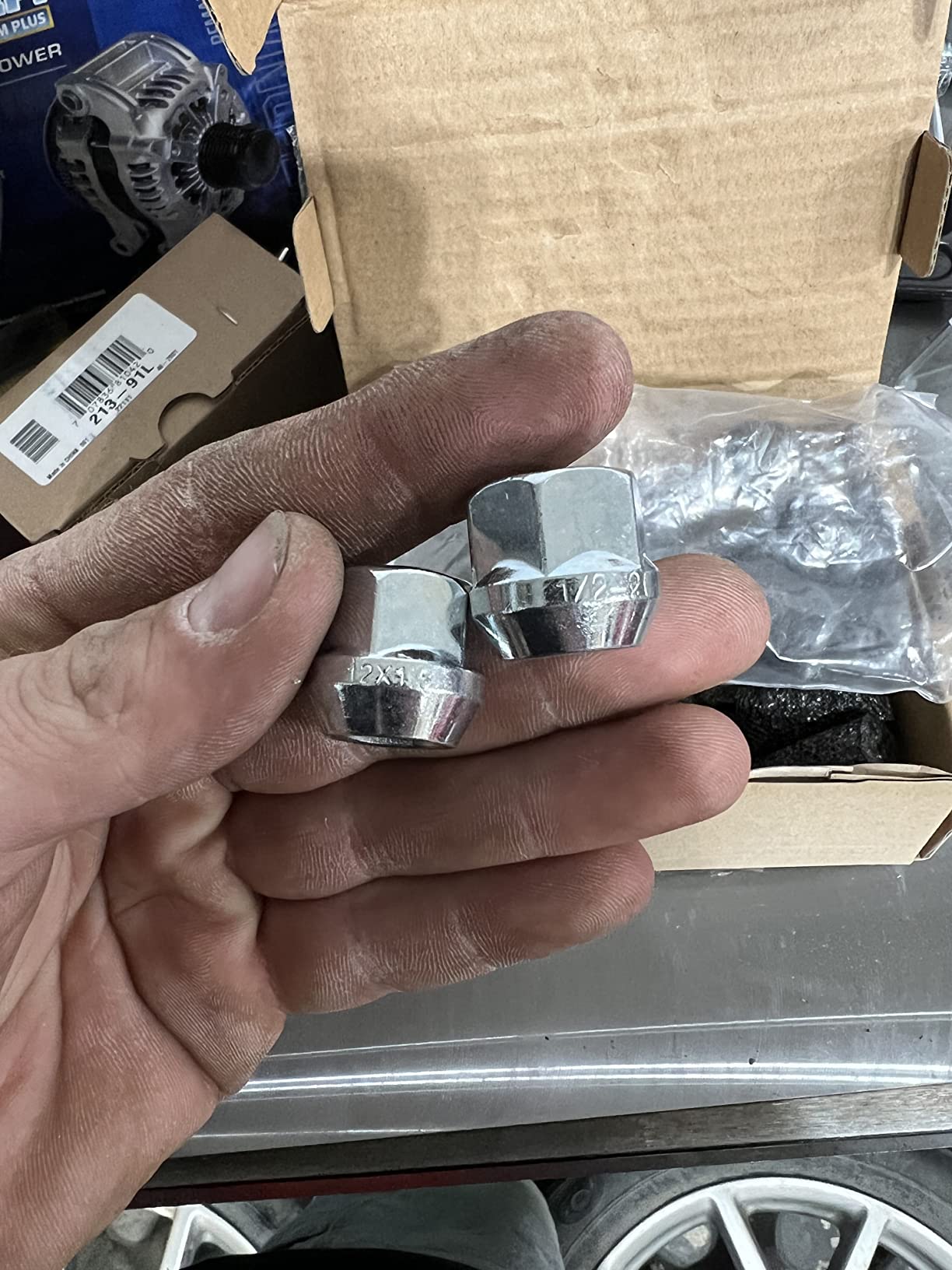 KSP M14X1.5 Open End Acorn Bulge Wheel Lug Nuts, 24PCS Chrome Open End Nuts customer photo 2