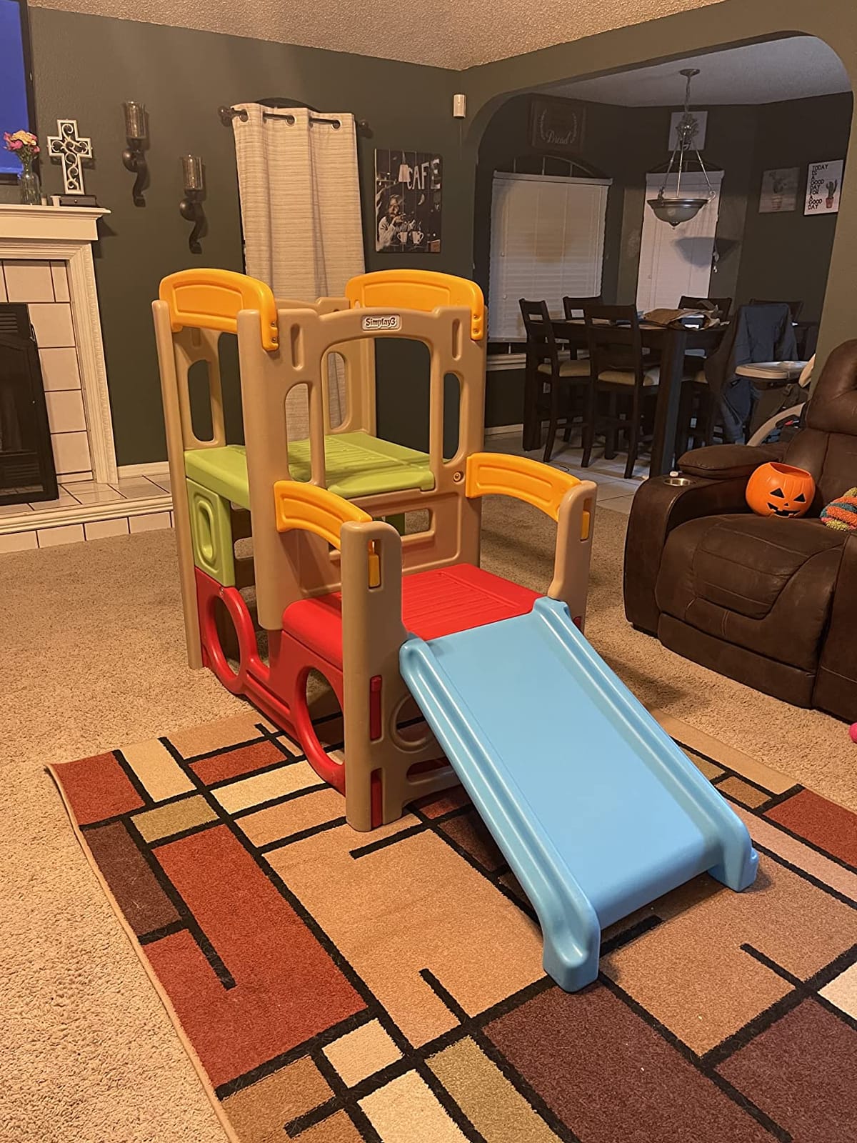 Simplay3 Young Explorers Adventure Climber and Slide - Indoor Outdoor Backyard Playset for Toddlers and Kids customer photo 1