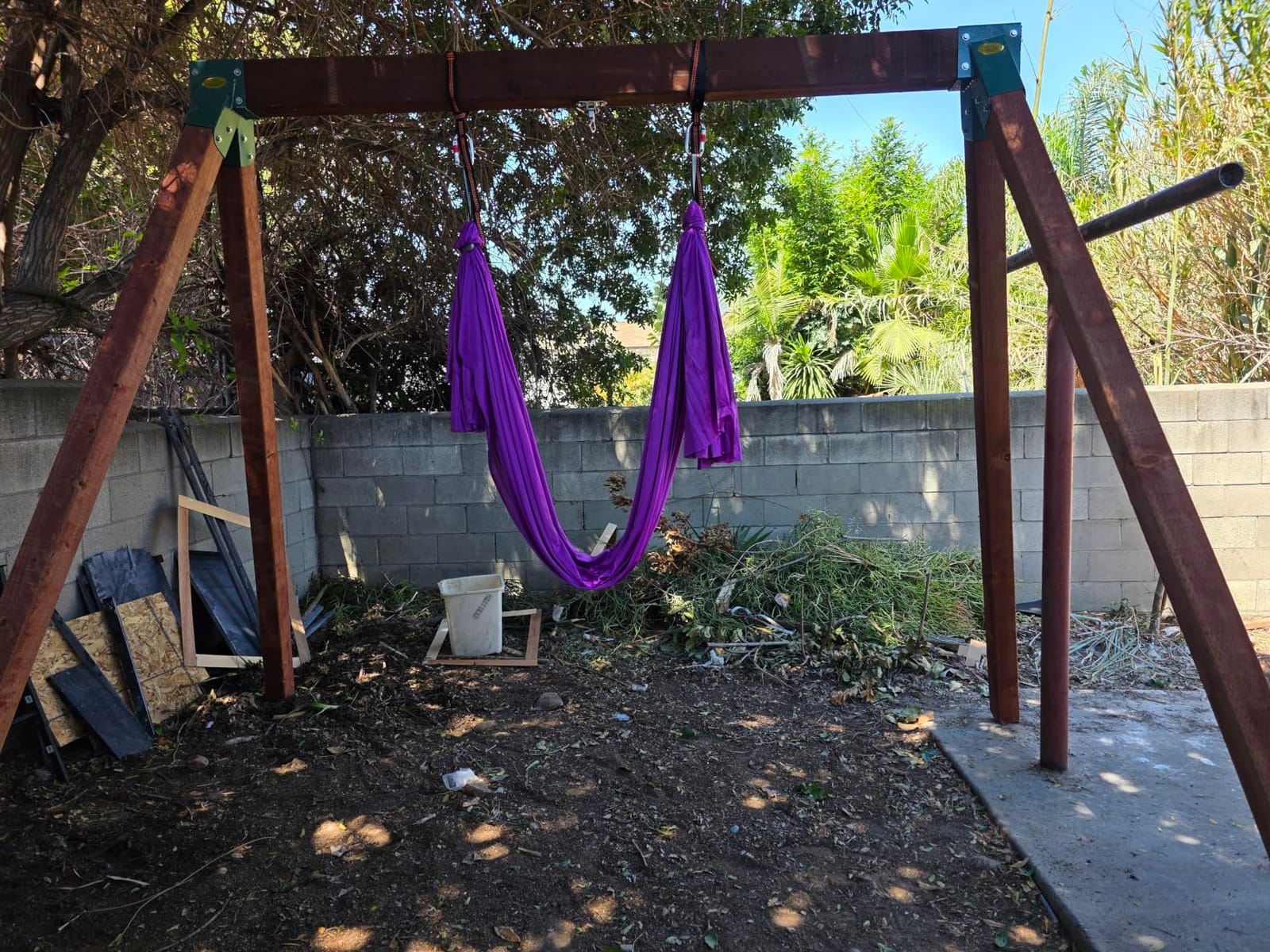 BETOOLL A-Frame 2 Brackets Swing Set Bracket with Mounting Hardware (Green) customer photo 2