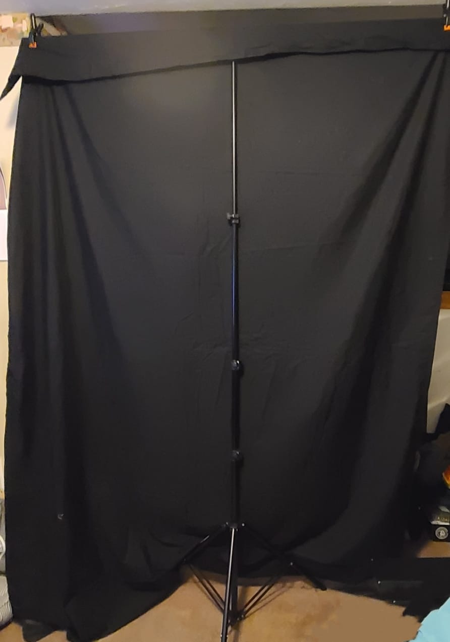 EMART 8.5 x 5ft Portable T-Shape Backdrop Stand, Back Drop Stand for Party customer photo 1