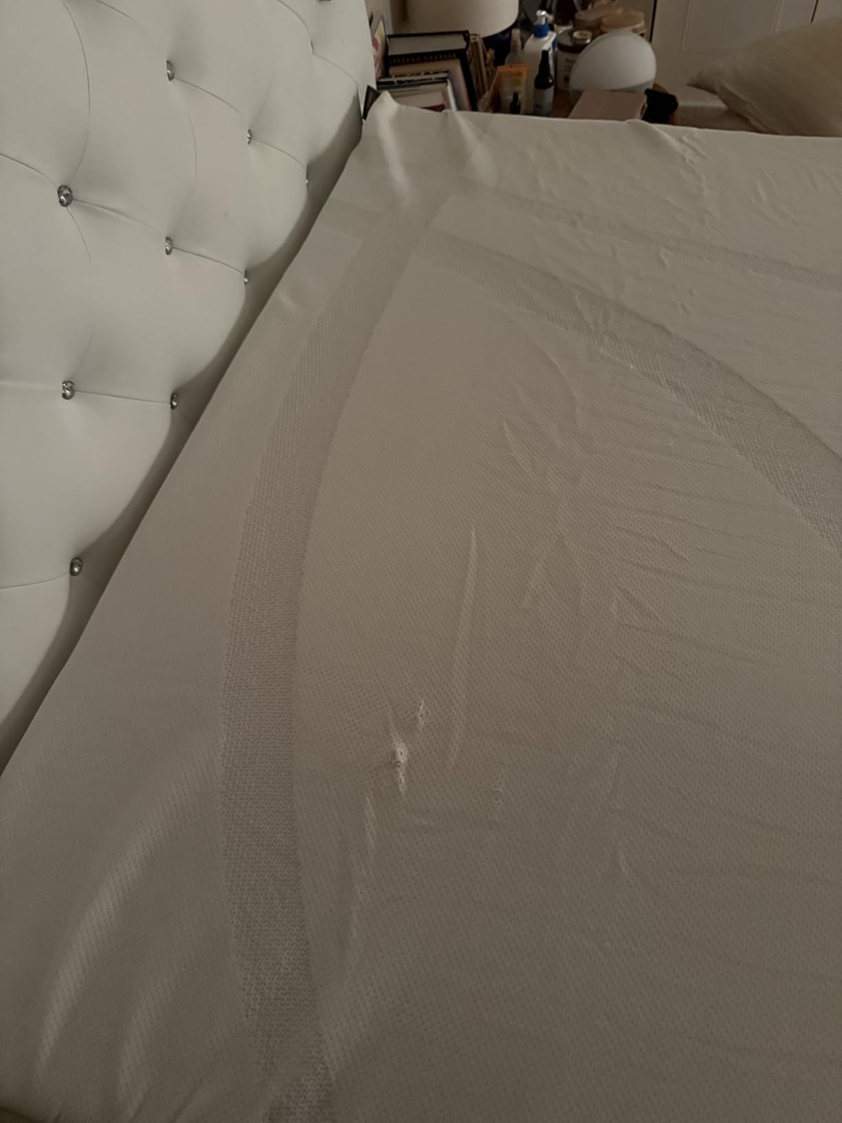 Tempur-Pedic TEMPUR-Adapt + Cooling 3-Inch Queen Mattress Topper Medium Luxury Premium Foam, Washable Cover, Medium Cooling Topper,White customer photo 2