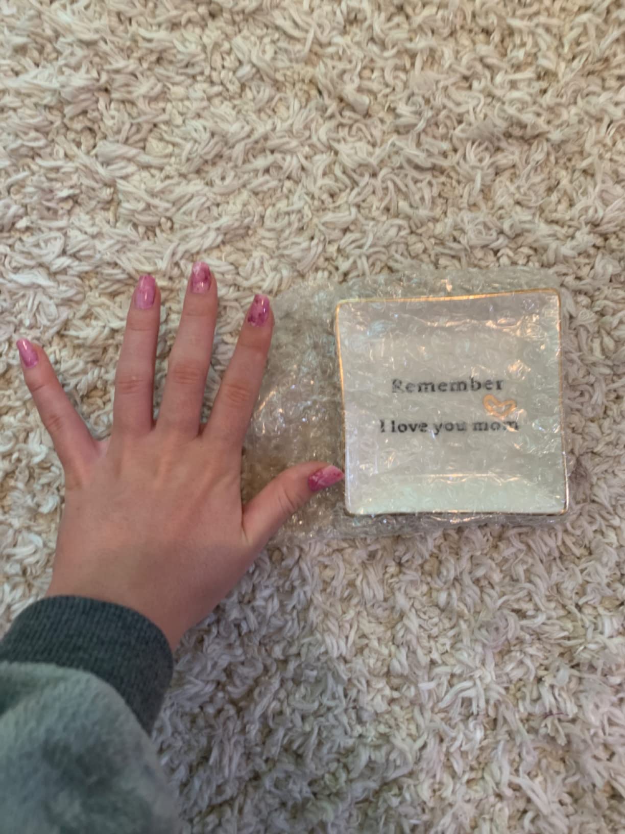 HOME SMILE Good Friends Bestie Birthday Gifts for Women Her Ring Trinket Dish Jewelry Tray-Good Friends are Like Stars - You Don't Always See Them But You Know They're Always There, Friendship Gifts customer photo 1