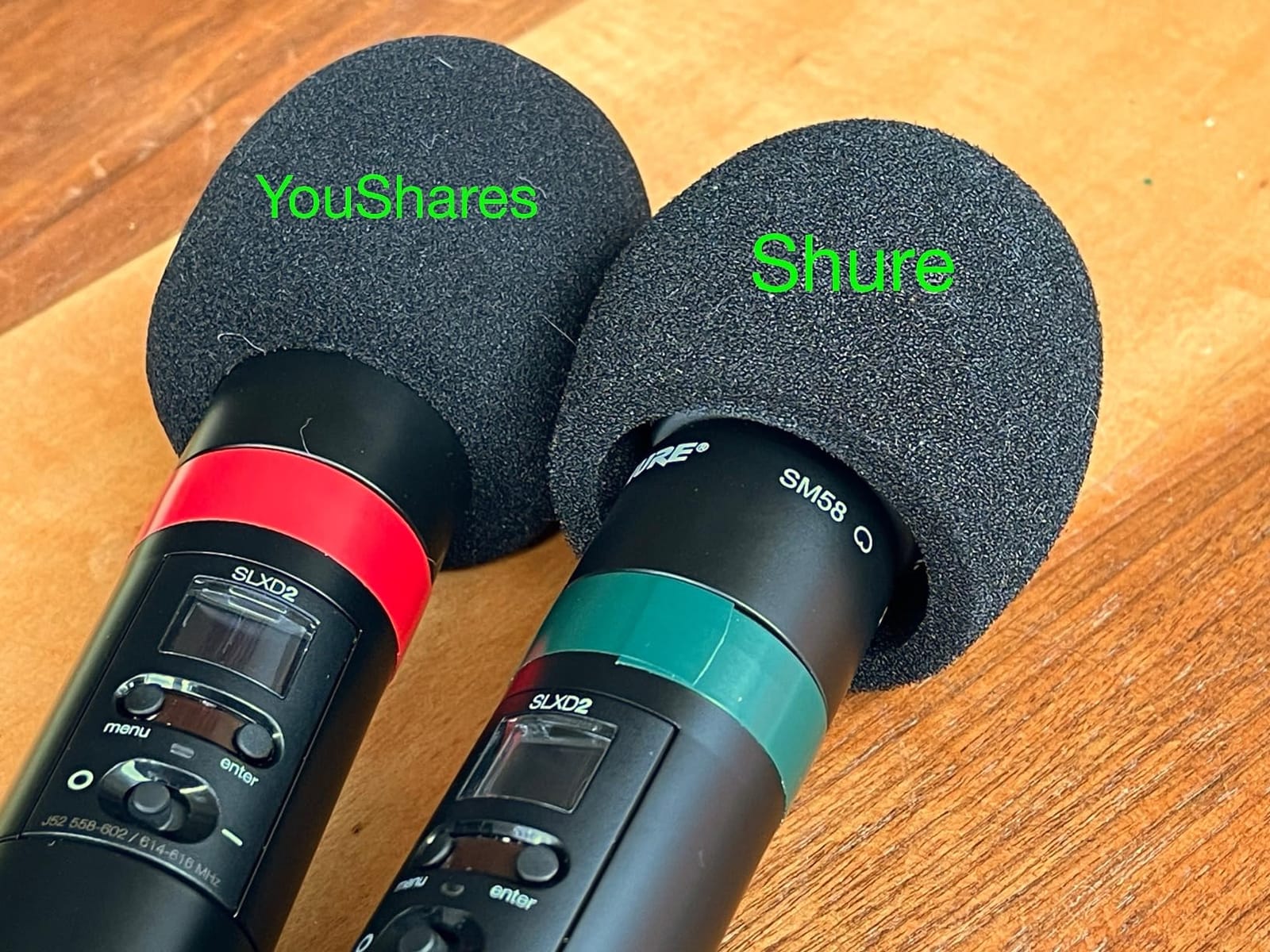 SM58 Pop Filter Compatible with Shure SM58 Microphone, SM58S SM58-LC Ball Type Mic to Reduce Wind Noises, Windscreen Microphone Cover by YOUSHARES (2 Pack) customer photo 1