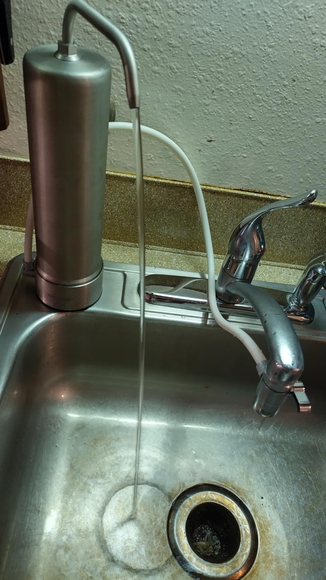 Waterdrop CTF-01 Water Filter for Sink Faucet, Stainless Steel, 1 Filter customer photo 2