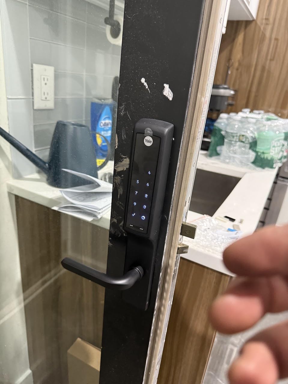 Yale Assure Lock Keypad for Anderson® Patio Doors Handle with Wi-Fi, Black customer photo 1