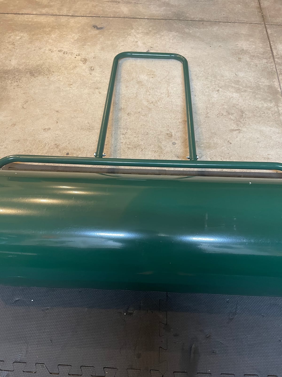 S AFSTAR Lawn Roller, Push Tow Behind Sod Roller with U Shaped Handle, Water and Sand Filled Garden Drum Roller for Planting, Seeding, Eliminating Turf Damage (13 by 24-inch/ 13 Gal) customer photo 2
