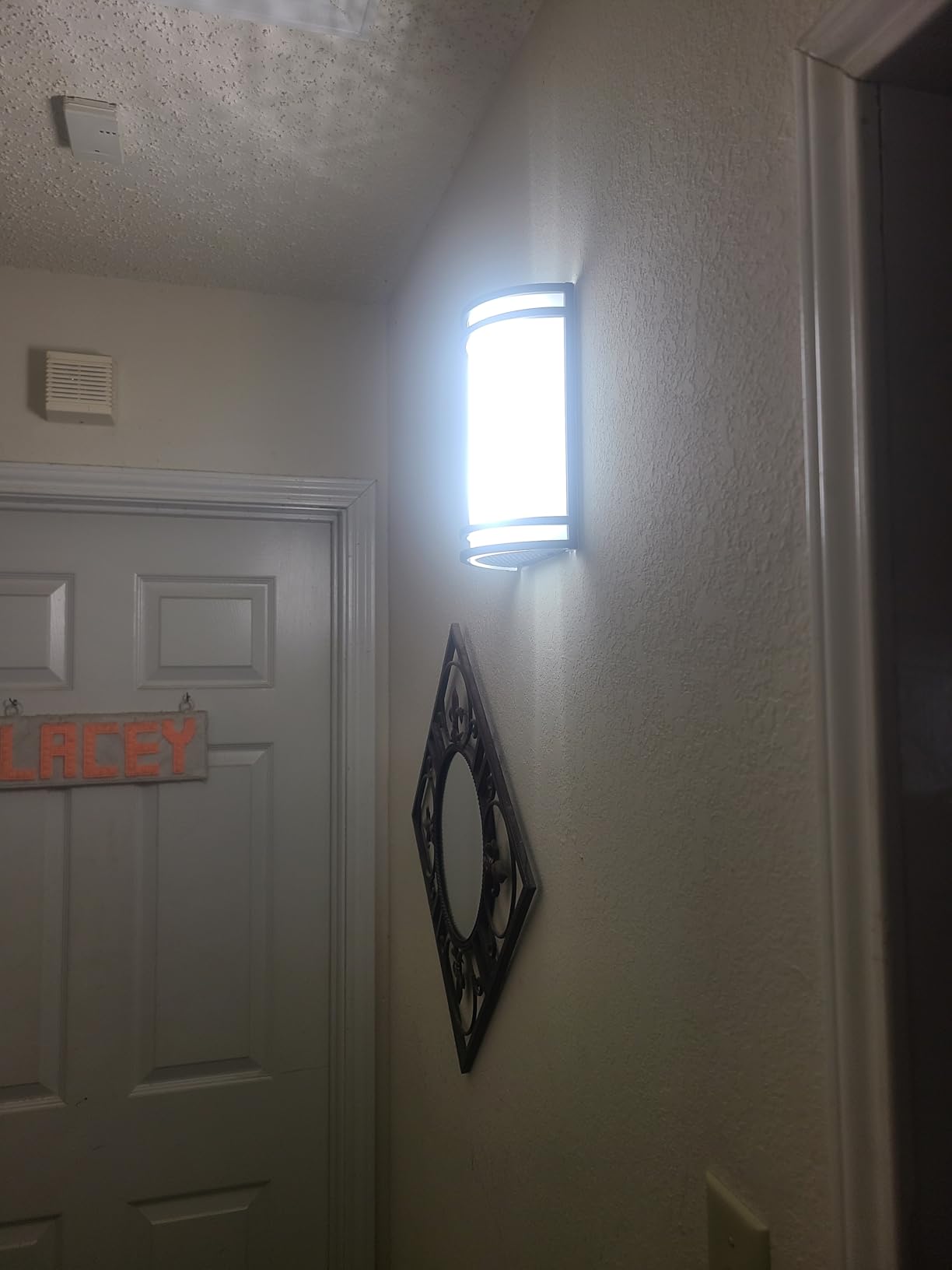 ASD Indoor LED Wall Sconce Lights, Brushed Nickel 3000/4000/5000K ETL customer photo 2