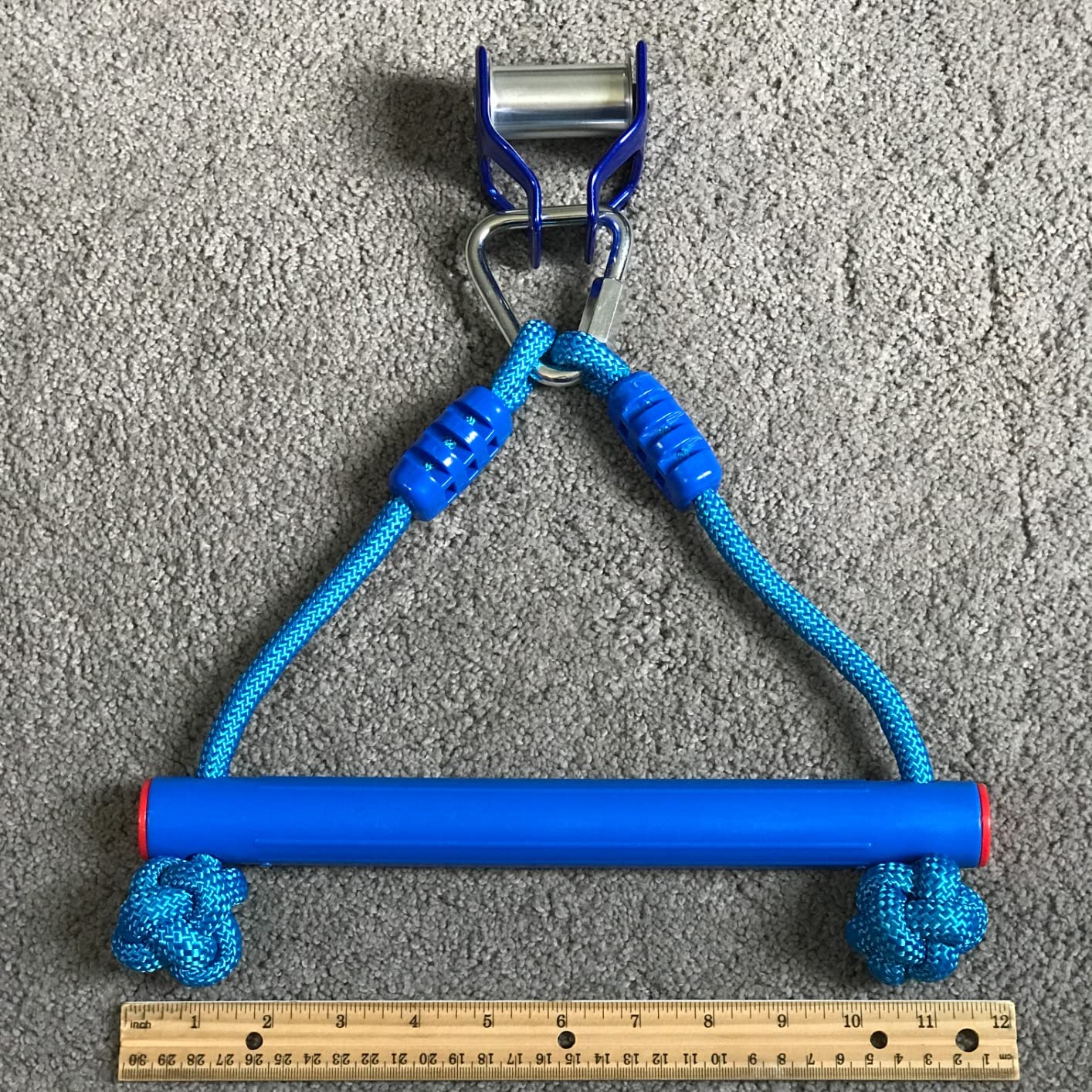 Zip ine Kit for Kids,Stainless steellackline Pulley Slider with Swing seat Zip line,Kids Zipline kit for Backyard with 60ft Ninja Slackline customer photo 2