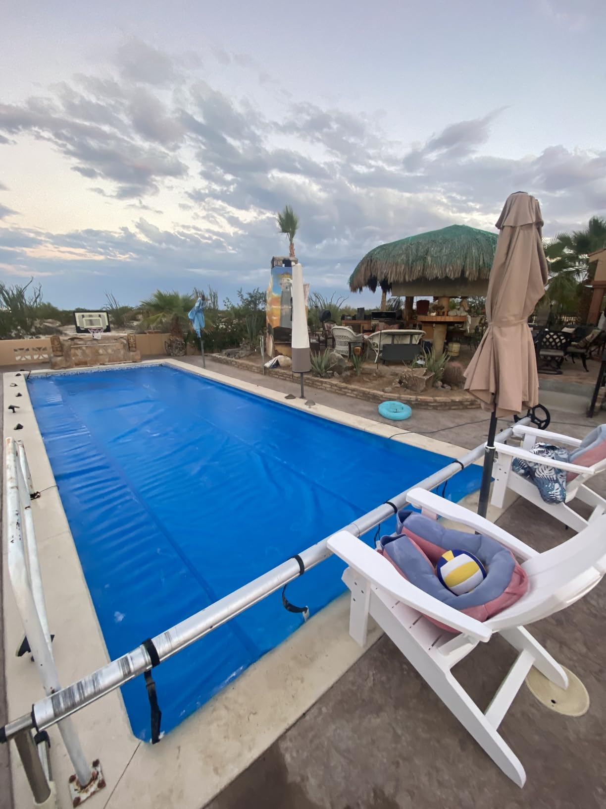 BigXwell Heavy-Duty Solar Pool Cover 12x24ft - 16Mil Blue customer photo 1