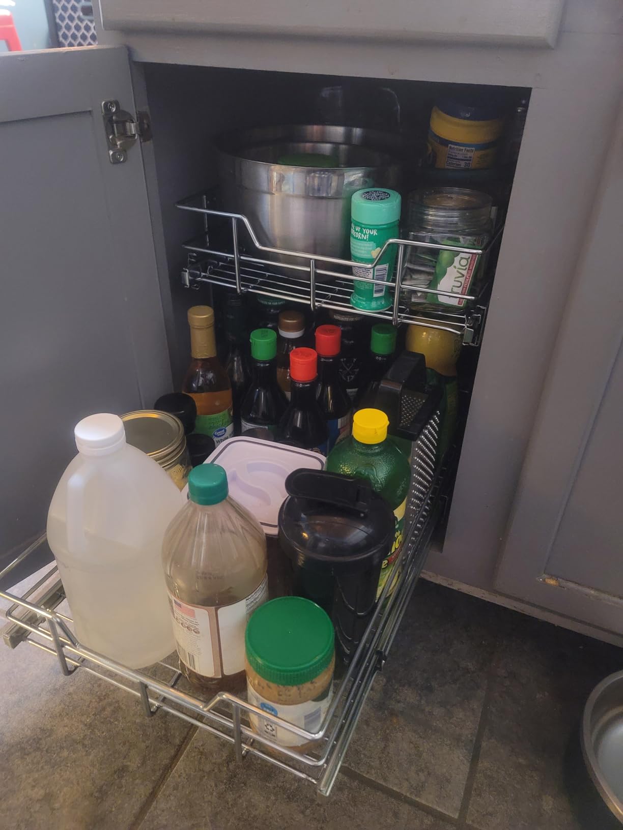 2 Tier Pull Out Cabinet Organizer 15