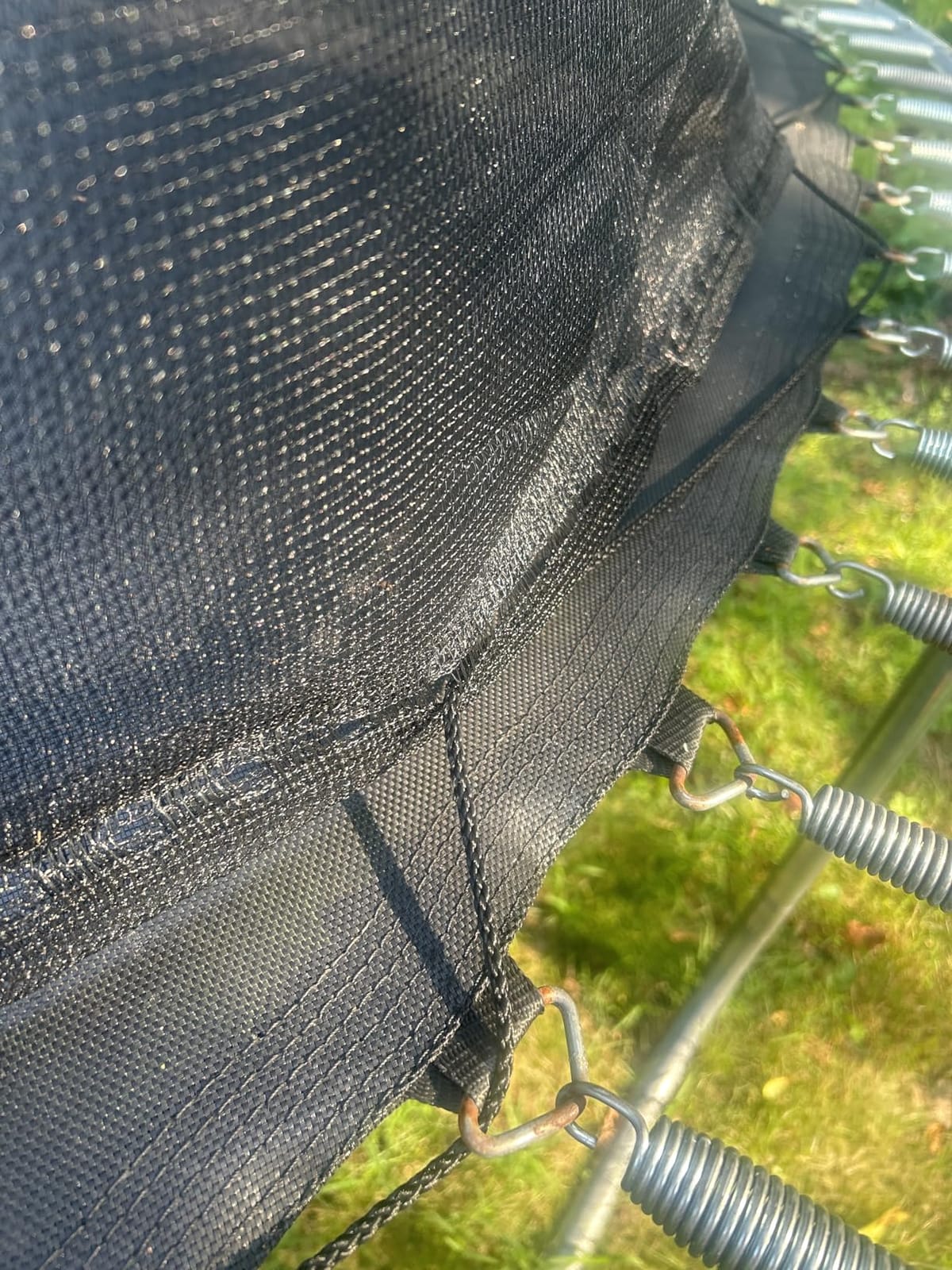 Cliselda Round Trampoline Replacement Safety Net for 6 Straight Poles customer photo 2