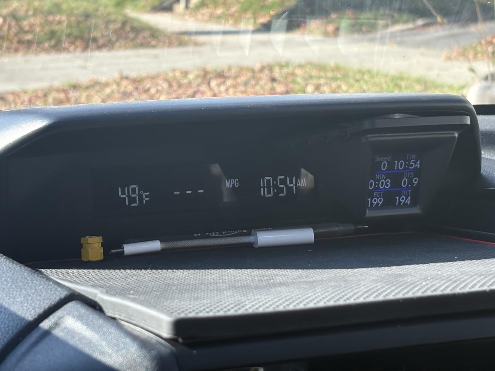 wiiyii OBD2 Gauge Display Car HUD Head Up Display,Speedometer for Car P8 customer photo 2