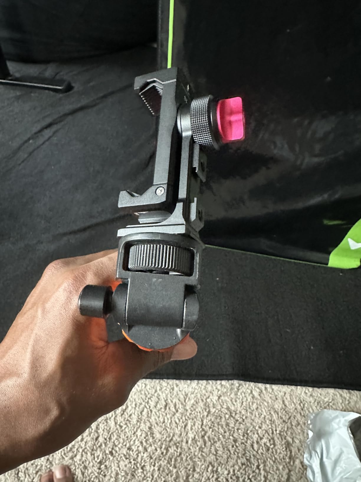 Metal Phone Tripod Mount 3 Cold Shoes & Arca Port, 360° Smartphone Tripod customer photo 2