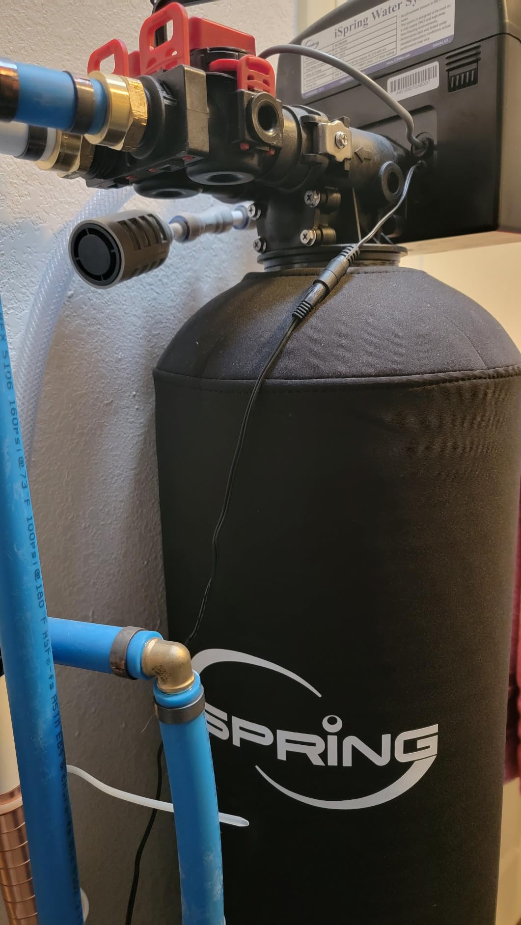 iSpring WCFM400K Whole House Iron and Manganese Water Filter System, Digital Control with Automatic Regeneration & Air Injection, Set & Forget Design customer photo 1