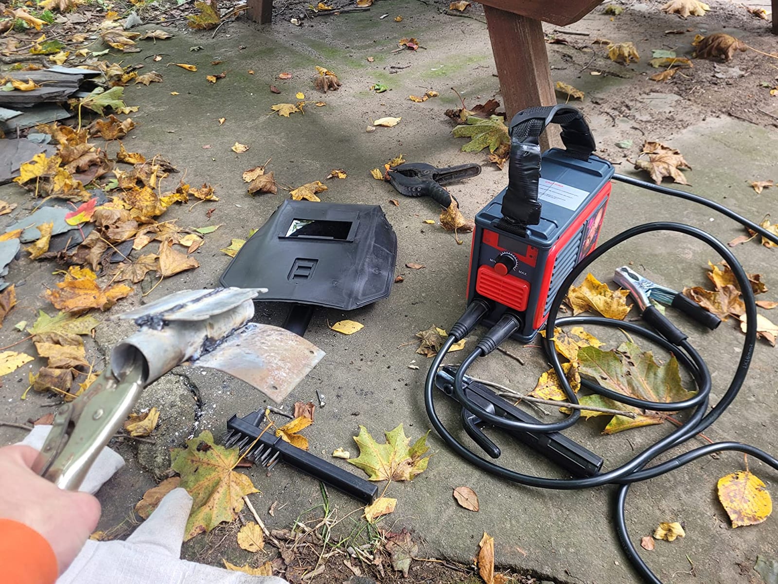 HGNVGZ 250A MMA Stick Welder 110V, Portable IGBT Inverter Arc Welder customer photo 2