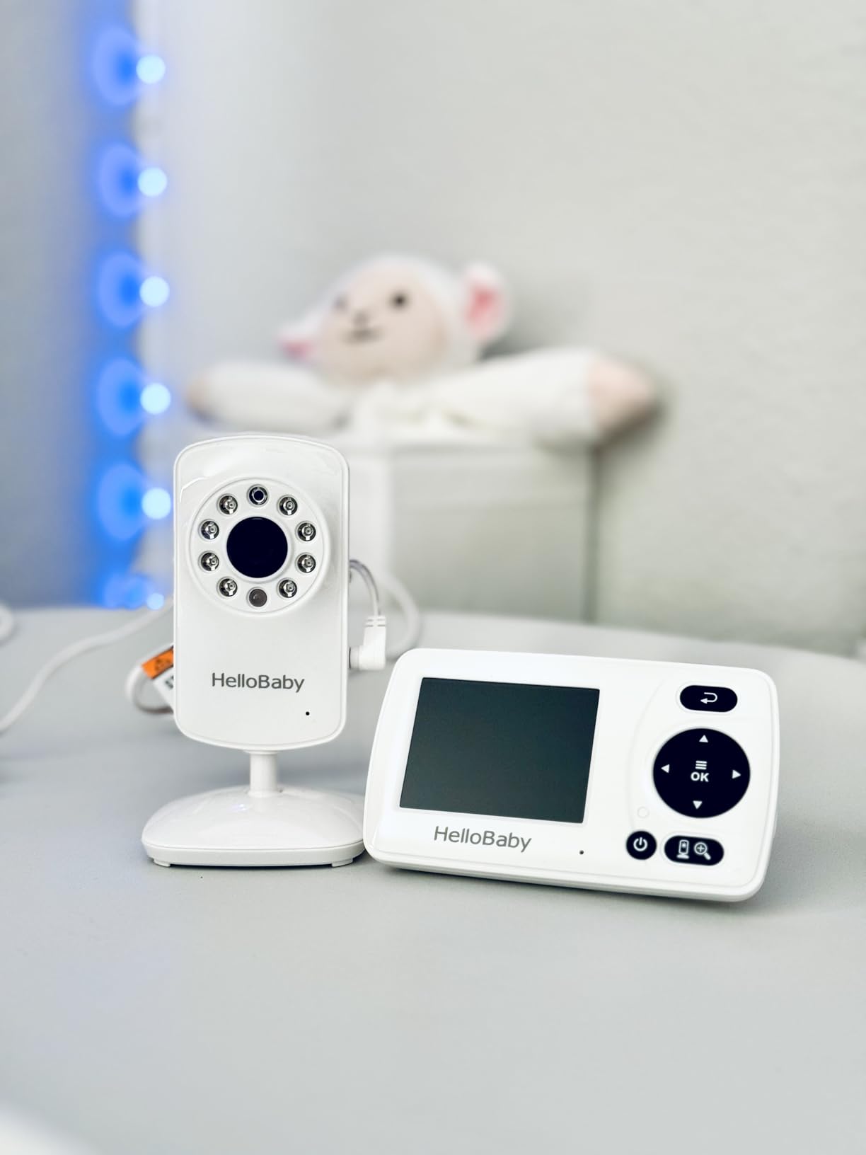 HelloBaby HB30 Video Baby Monitor with Digital Camera and Audio, No WiFi No App Safety Baby Monitor, 8 Languages, Auto Night Vision, 1000ft Transmission Range, 2.4 inch Portable Screen customer photo 1