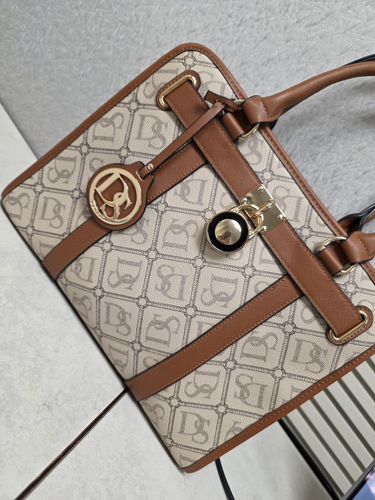 Women's Satchel Handbag Purse Shoulder Bag Tote with Matching Wallet customer photo 1