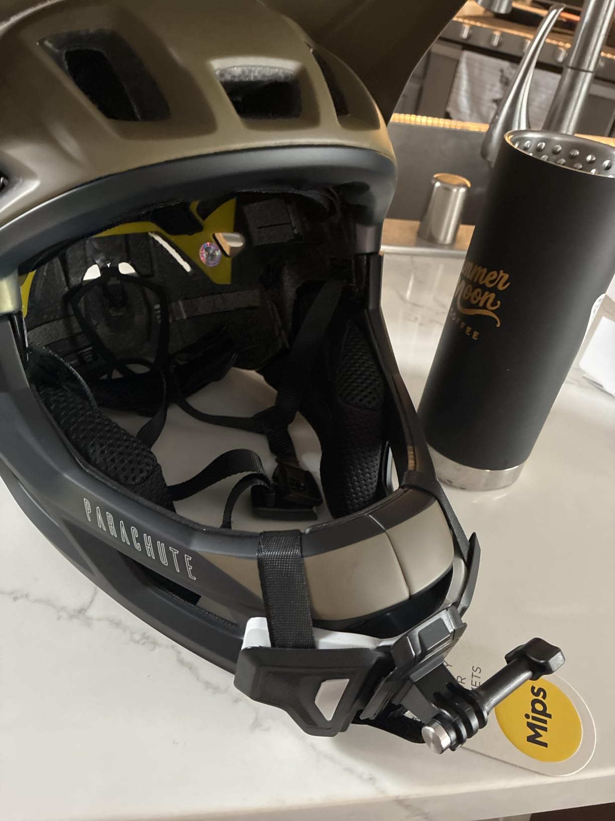 TELESIN 180° Adjustable Motorcycle Helmet Chin Mount for Action Cameras customer photo 2