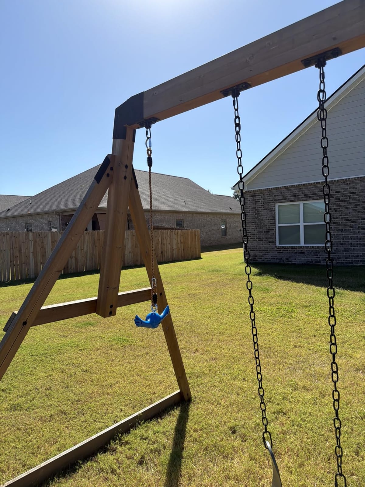 YAMIPROBI Swing Spins Set: 360° Handle Twist-Spin Flips Toy - Slackline Attachments Activate Play Powers - Accessories for Kids' Playground and Backyard Fun, Green customer photo 2