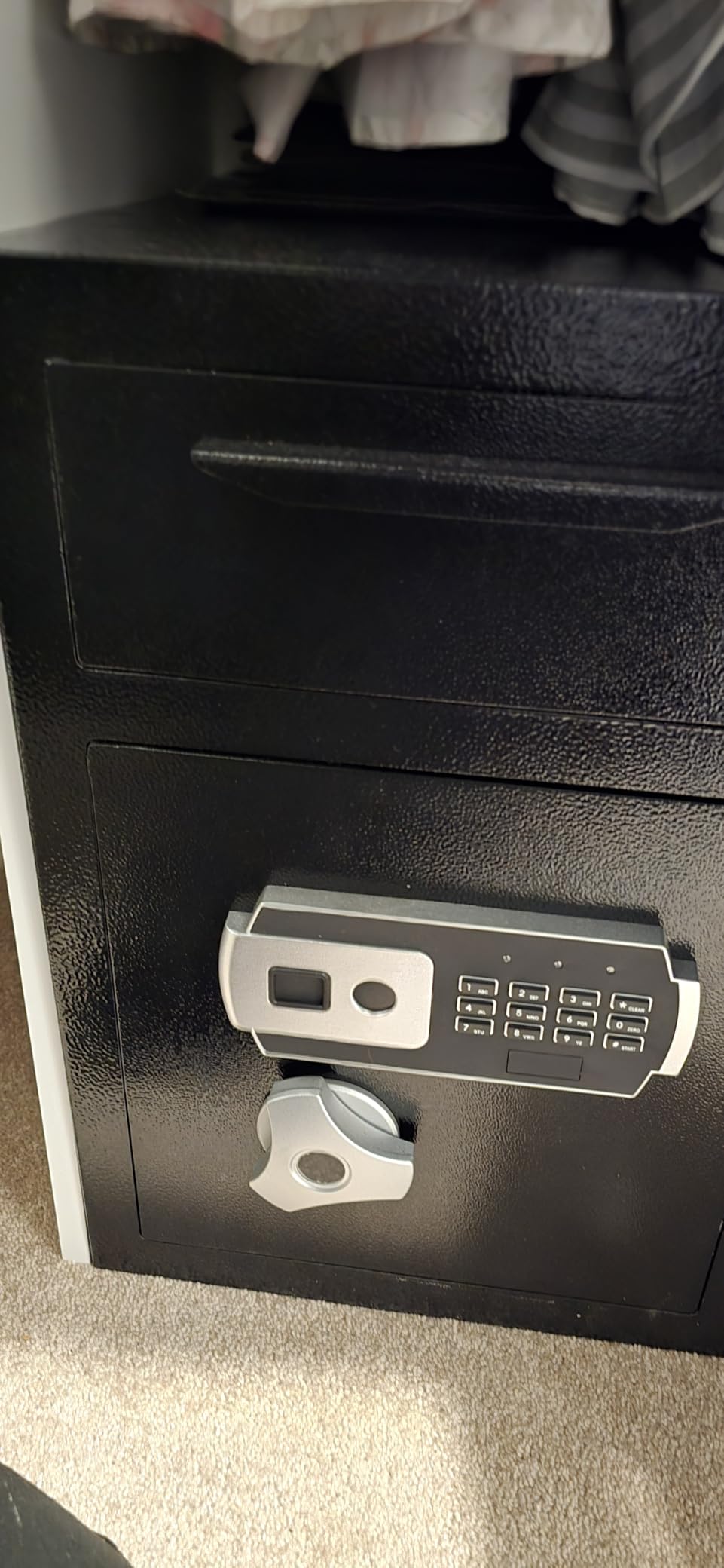 KAER 2.8 Cuft Drop Safe for Small Business Heavy Duty Steel Money Safe with Drop Slot for Cash,Slips,Documents,Depository Cash Safe with Fireproof Bag,Anti-Theft Cash Drop Box for Home/Retail/Office customer photo 1