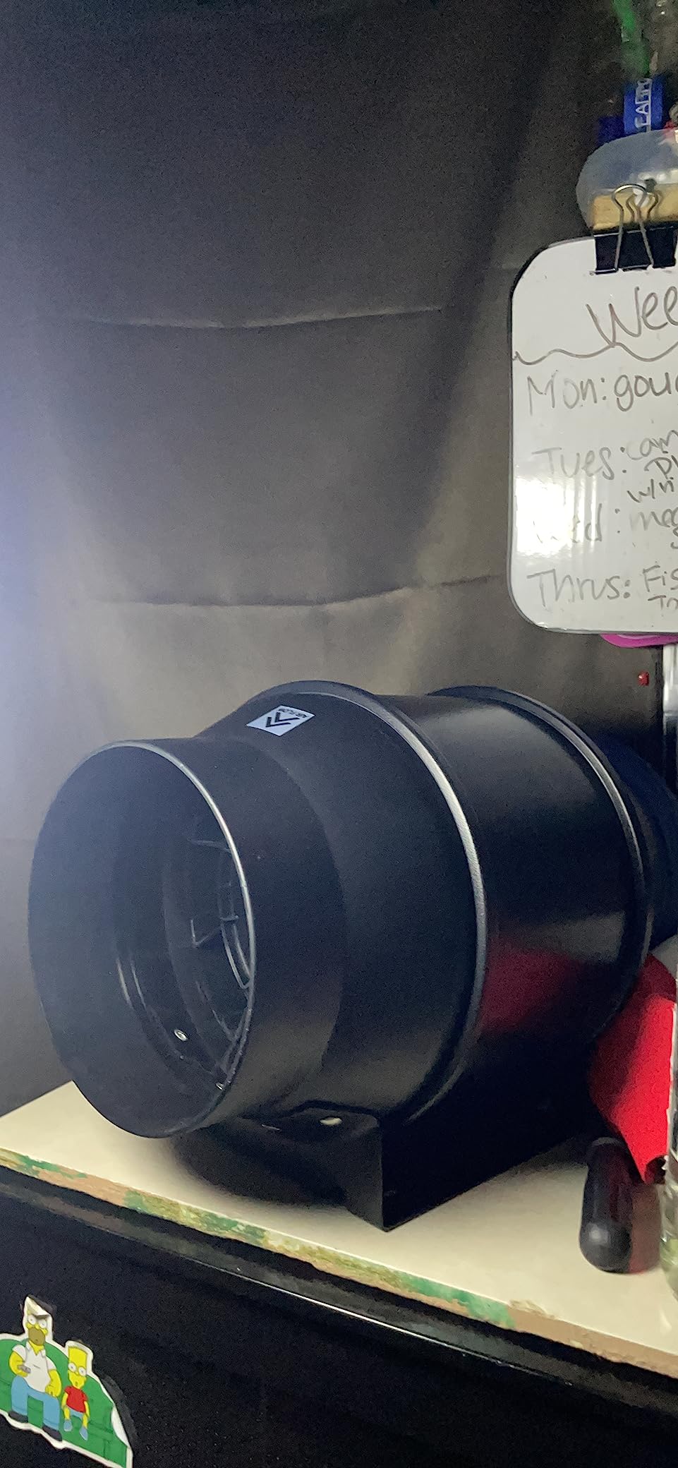 VEVOR Inline Duct Fan, 4-Inch 205 CFM with Temperature Humidity Controller, Quiet EC-Motor Ventilation Exhaust Fan for Cooling Booster, Grow Tents, Hydroponics customer photo 2