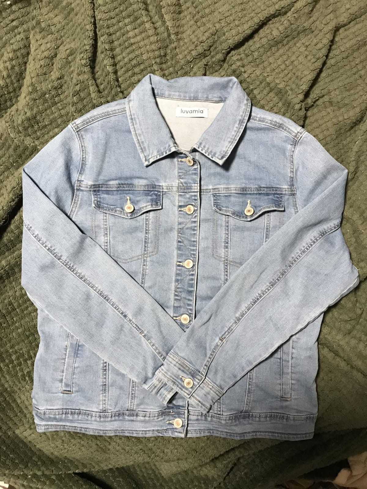 Luvamia Denim Jacket customer photo 1